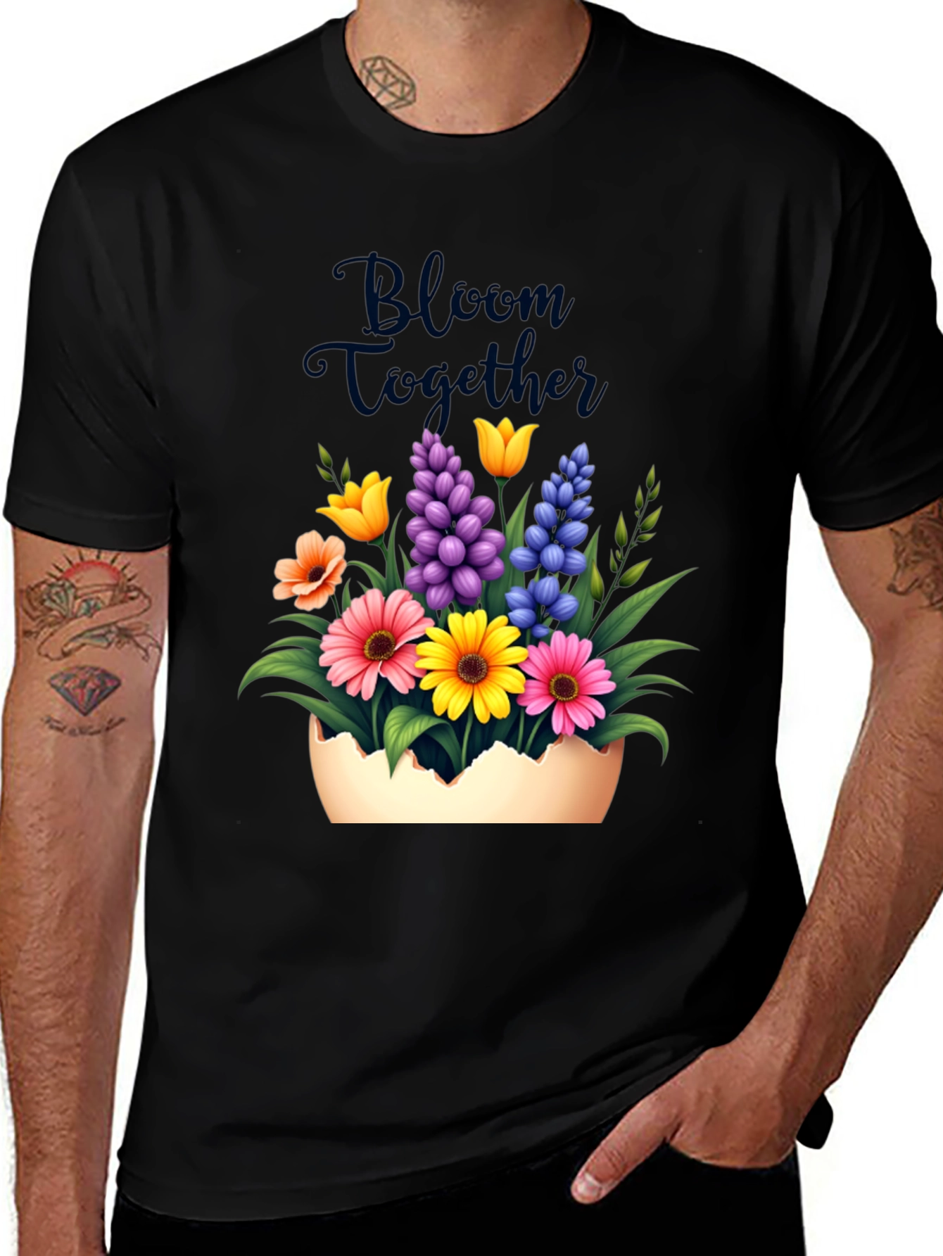 Bloom Together Floral Graphic Tee