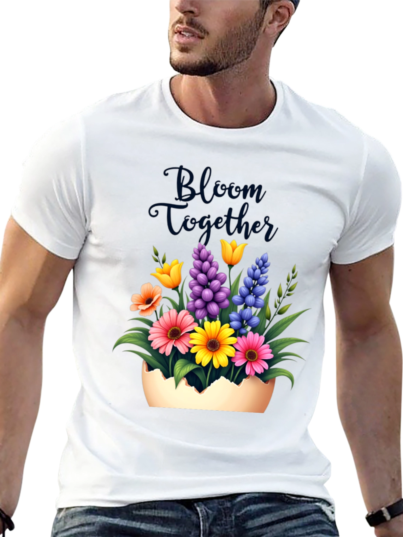 Bloom Together Floral Graphic Tee