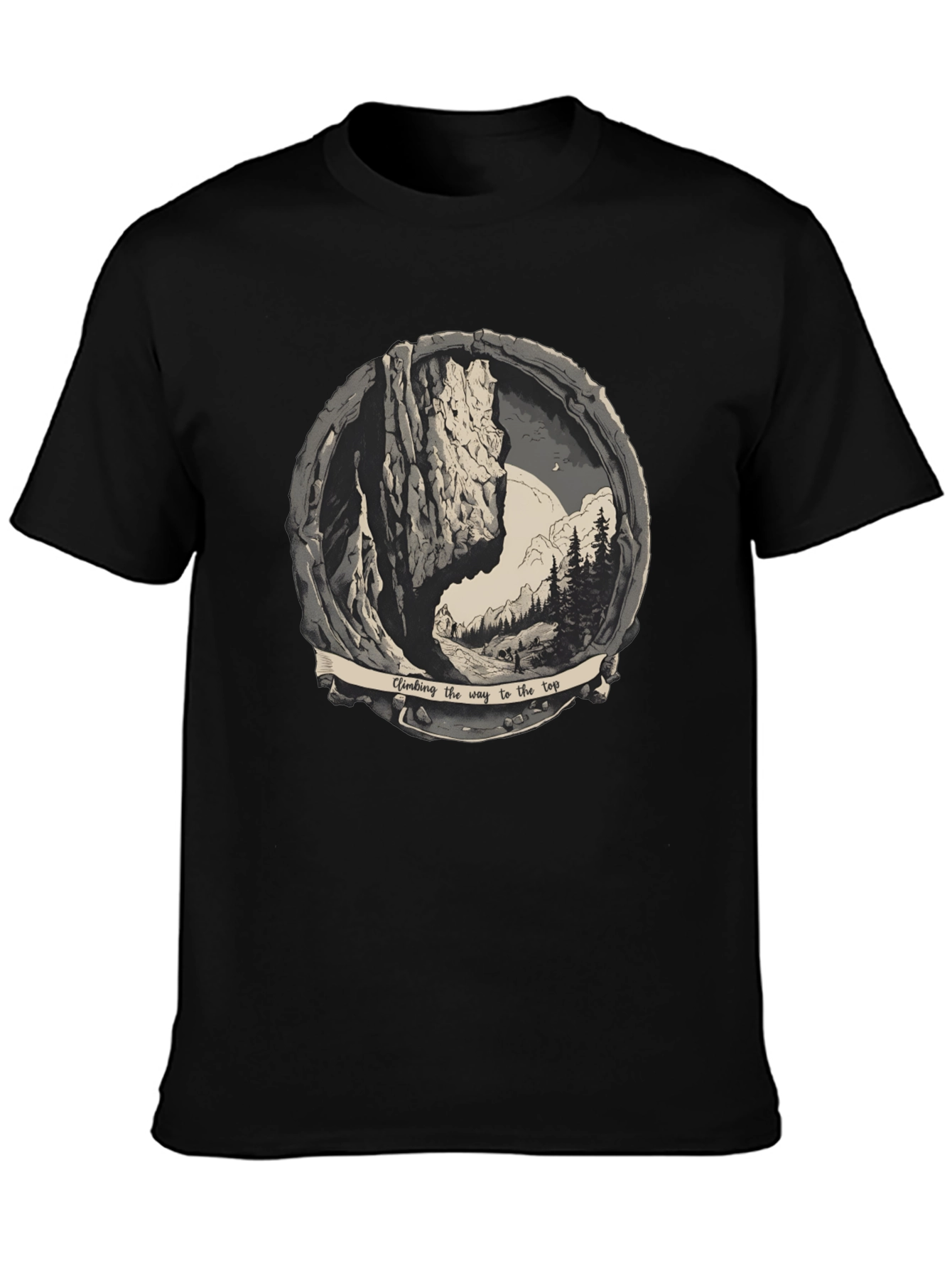 Climbing the Way to the Top Graphic Tee