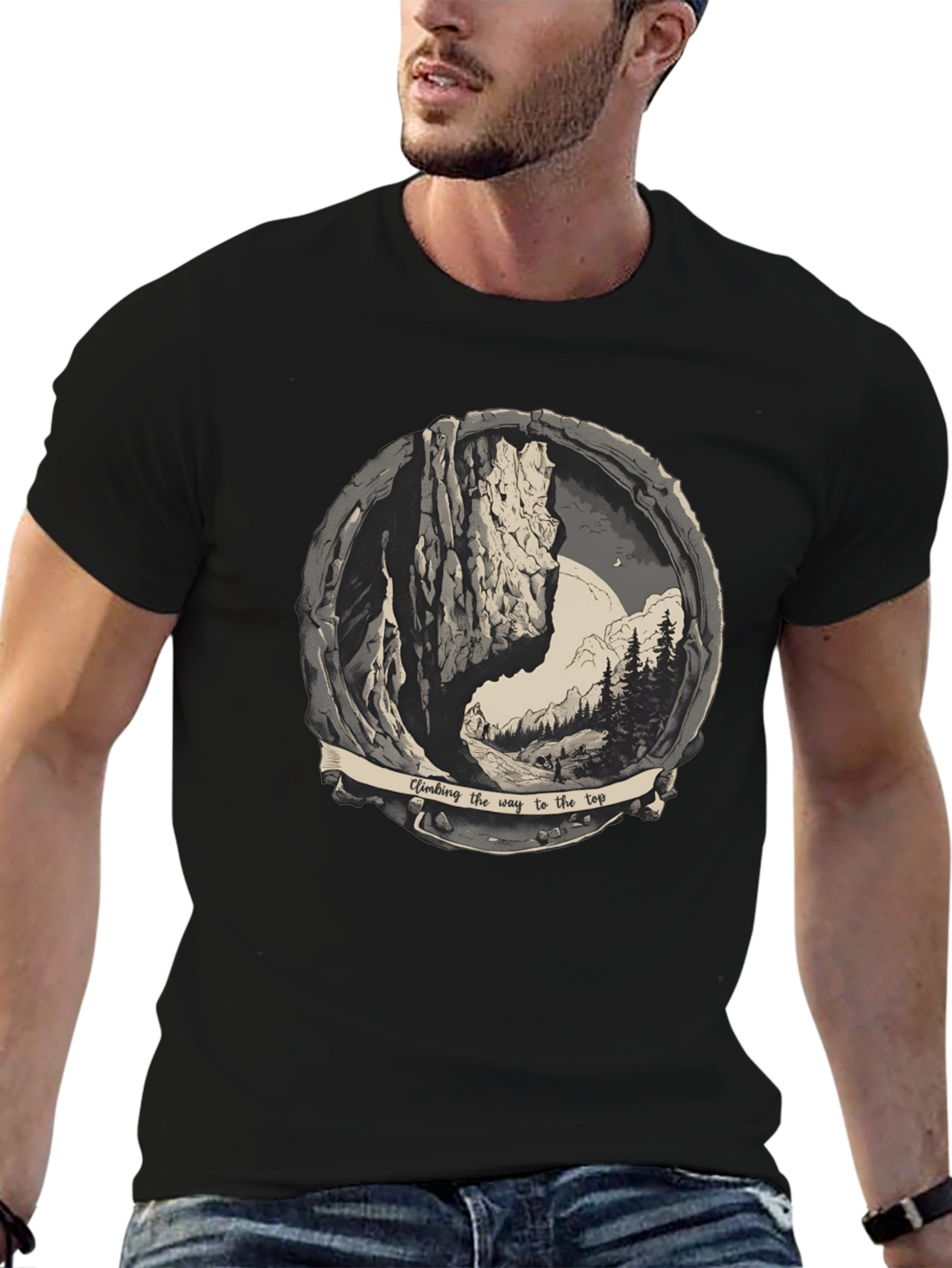 Climbing the Way to the Top Graphic Tee