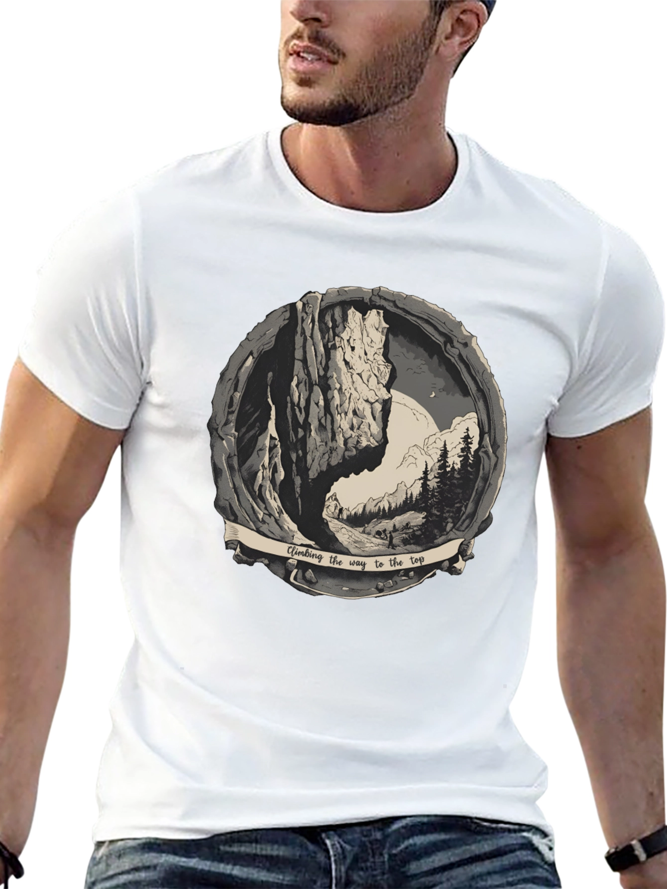 Climbing the Way to the Top Graphic Tee