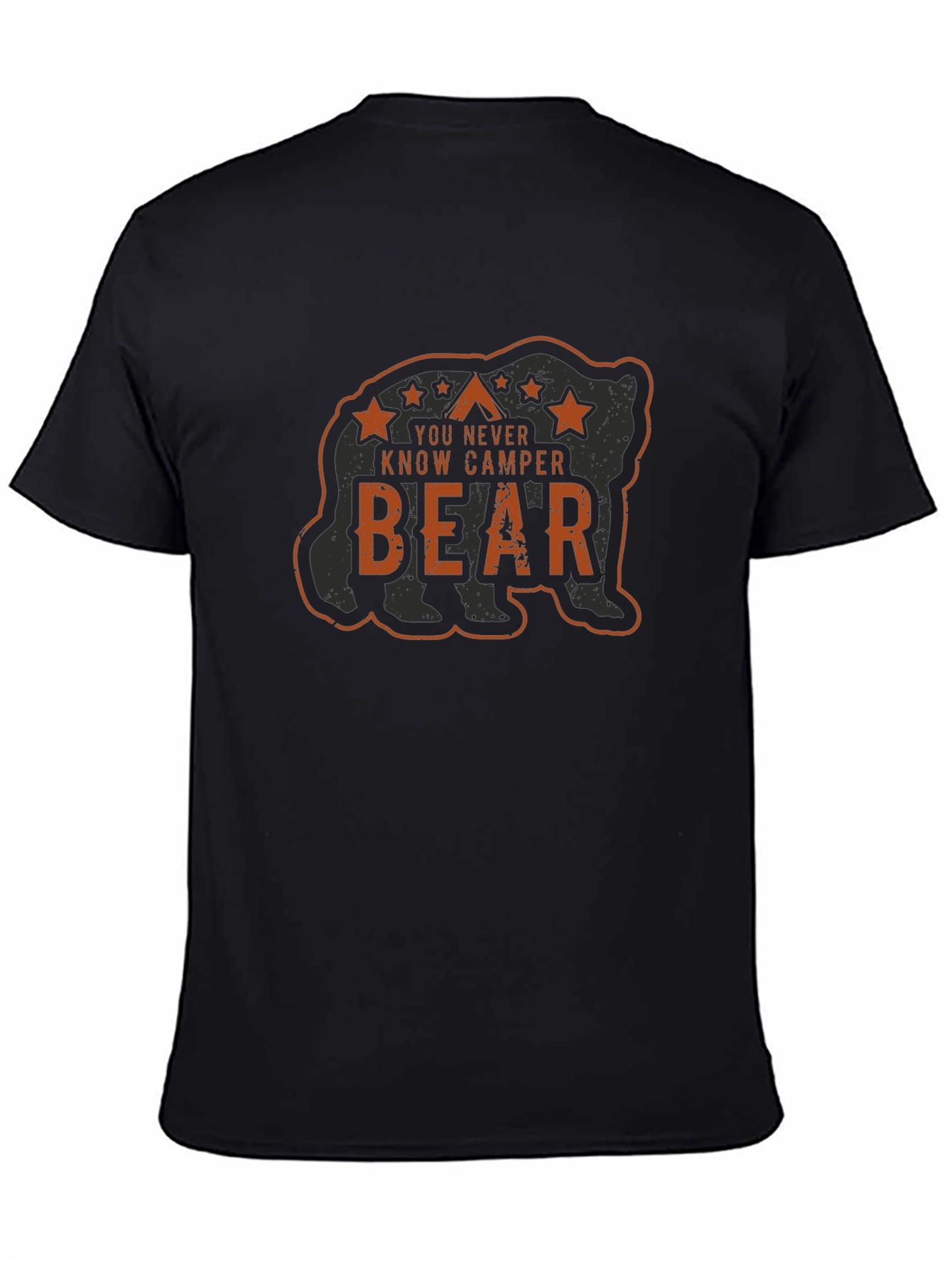 You Never Know Camper Bear Graphic T-Shirt