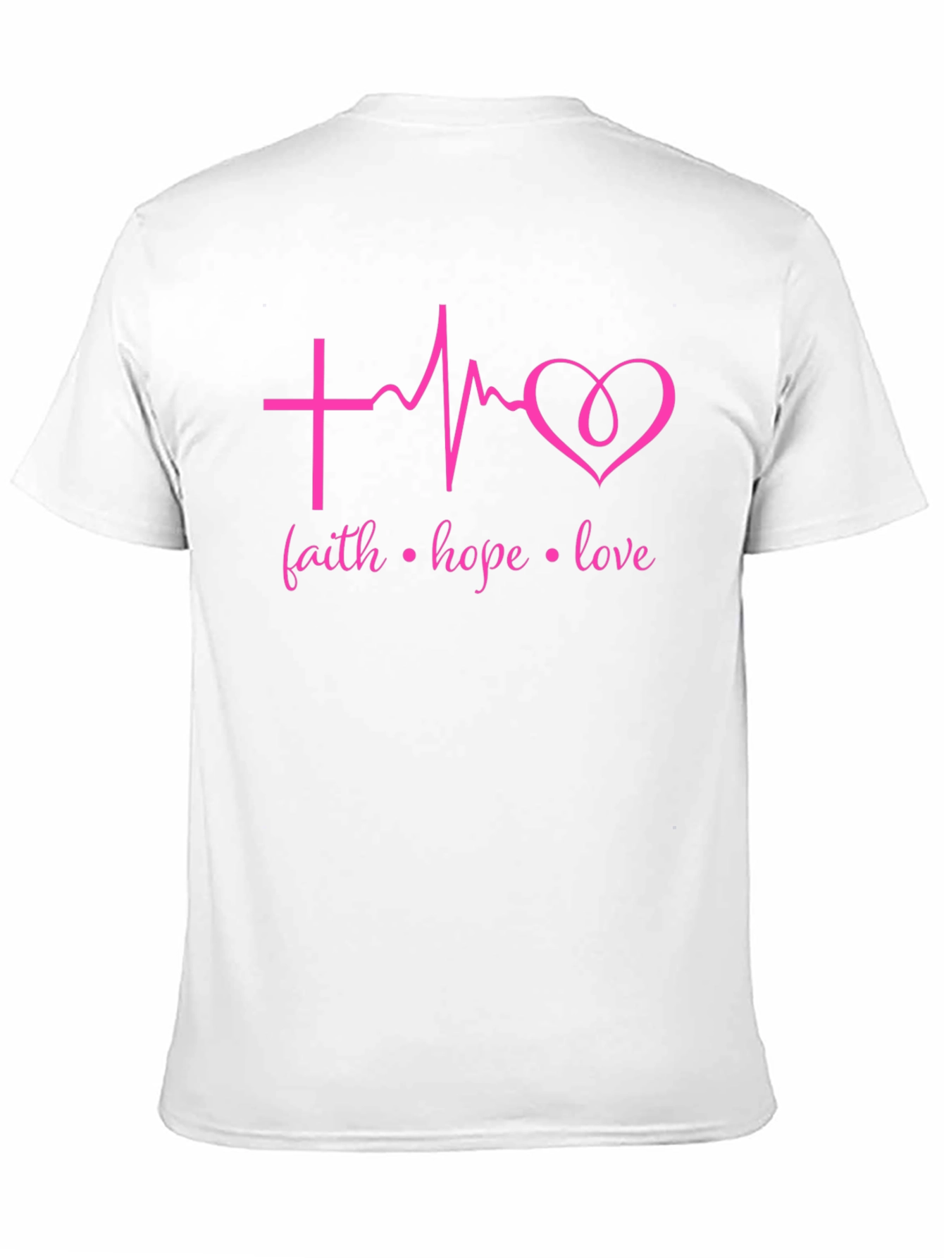 Faith Hope Love Heartbeat T-Shirt