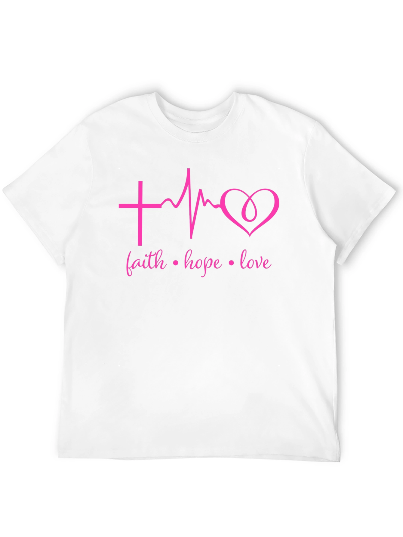 Faith Hope Love Heartbeat T-Shirt