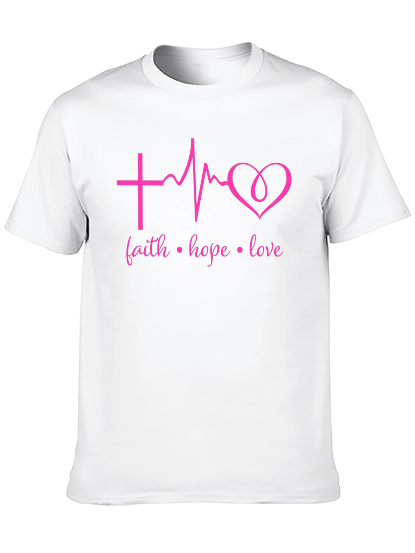 Faith Hope Love Heartbeat T-Shirt