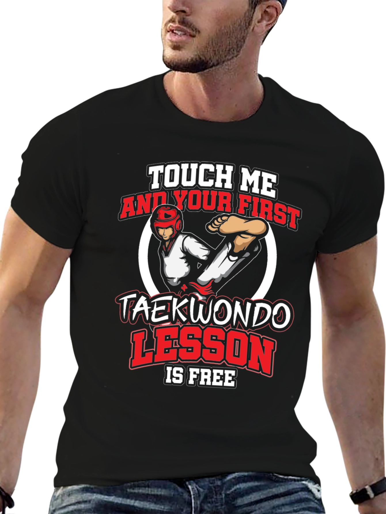 Taekwondo First Lesson Free Graphic T-Shirt