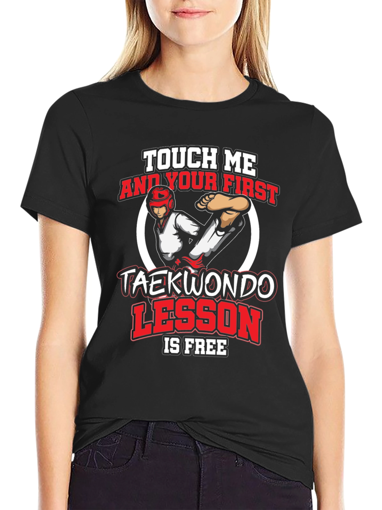 Taekwondo First Lesson Free Graphic T-Shirt