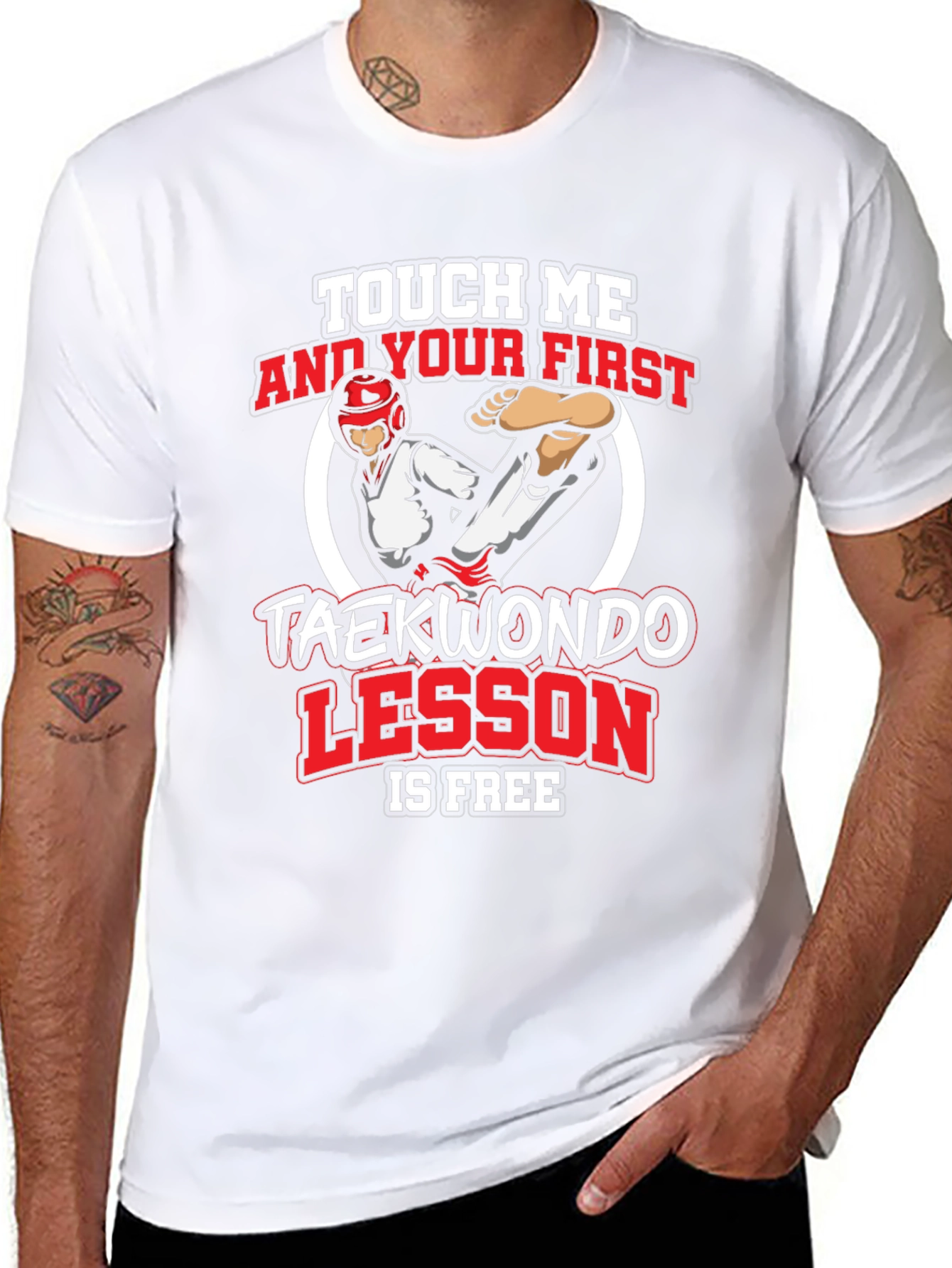 Taekwondo First Lesson Free Graphic T-Shirt