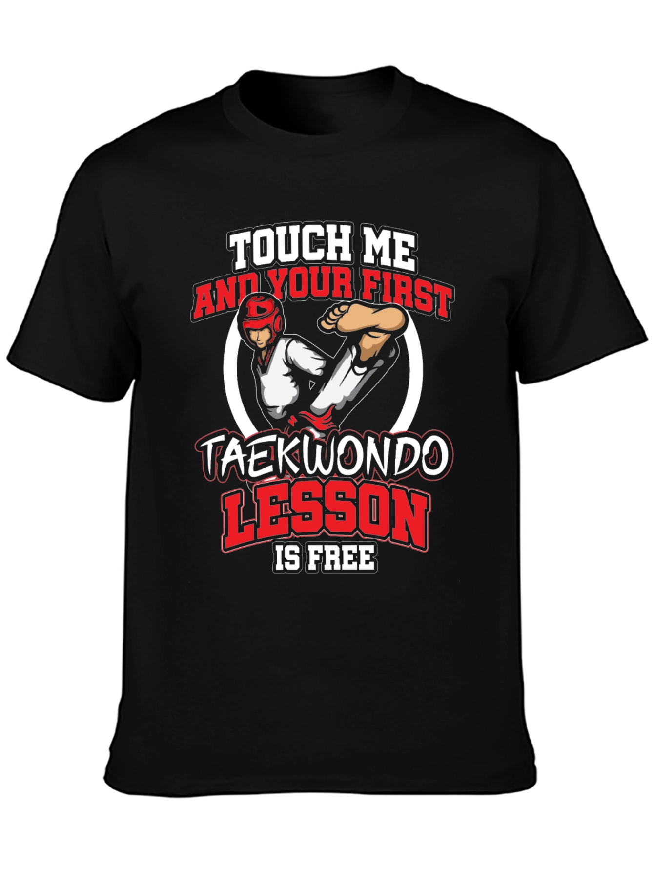 Taekwondo First Lesson Free Graphic T-Shirt