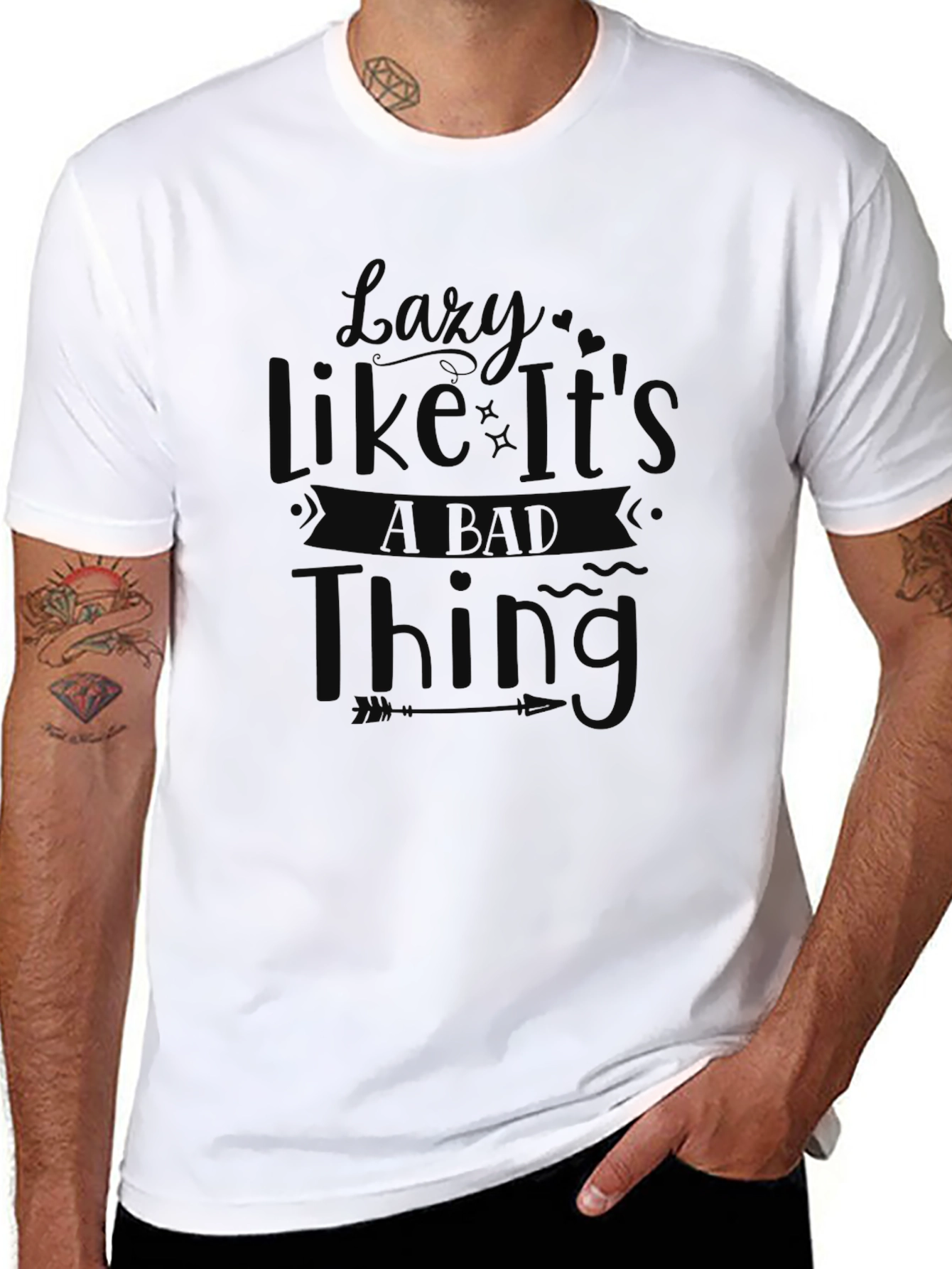 Lazy Like Its A Bad Thing Graphic Tee