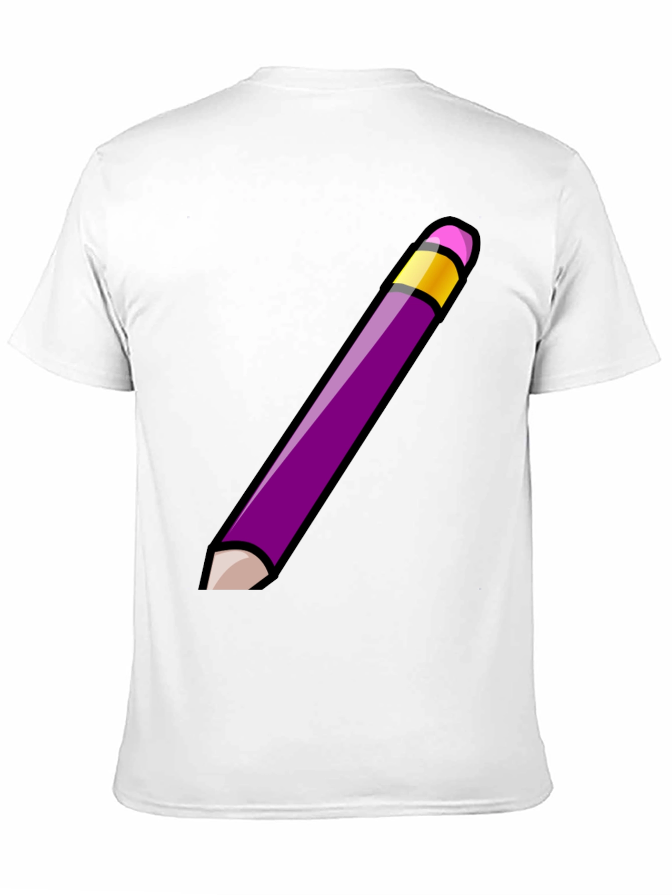 Pencil Graphic Tee - Mens Black T-Shirt