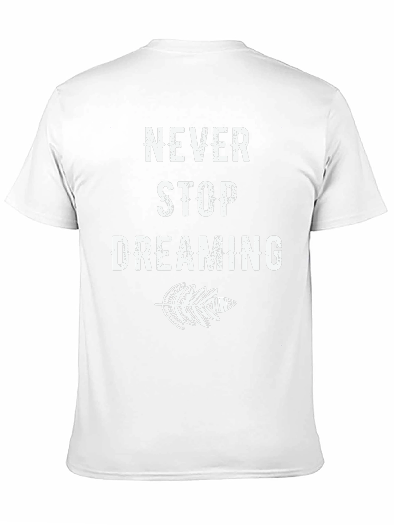 Never Stop Dreaming Black Graphic T-Shirt