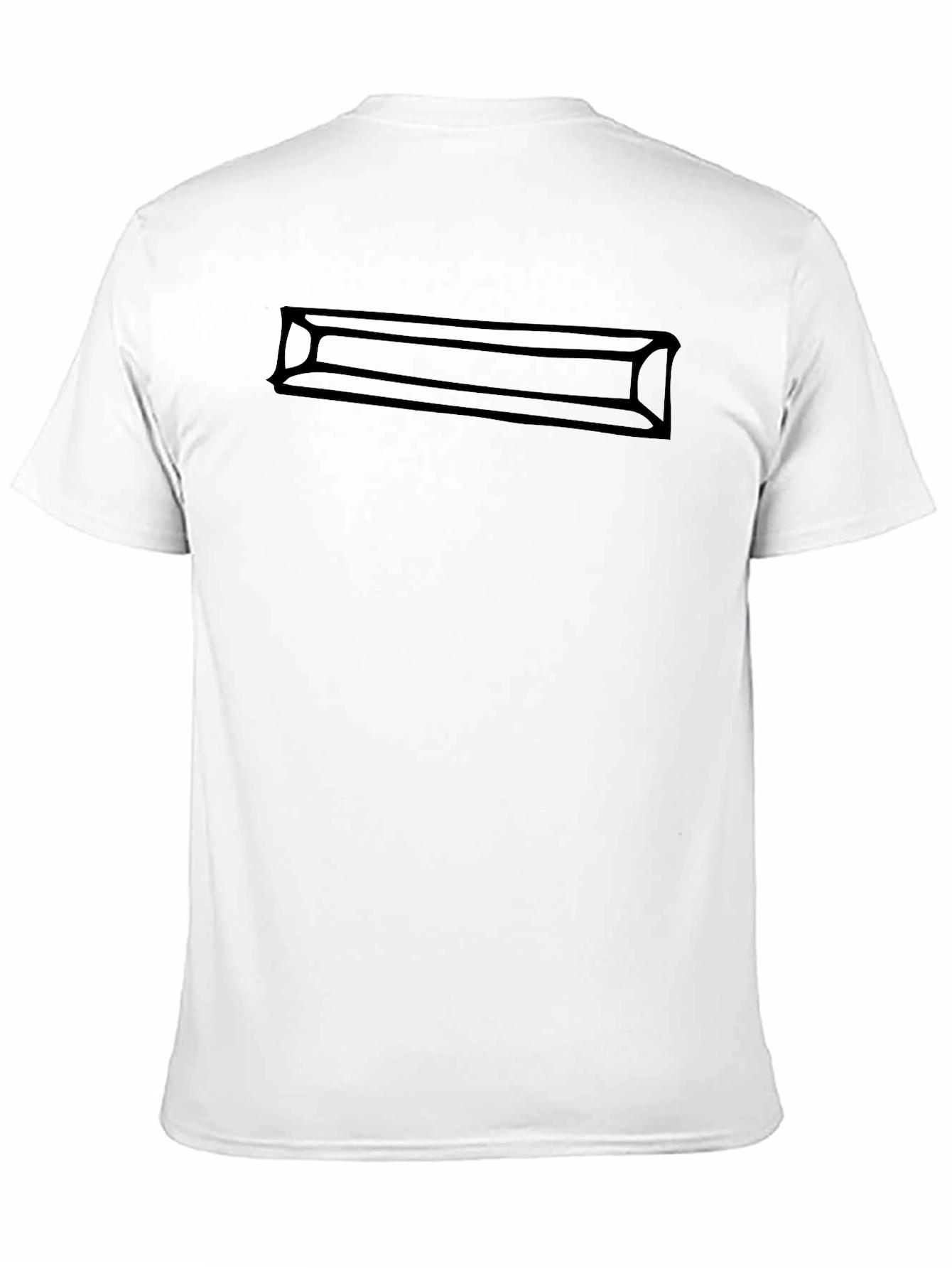 Black Graphic Tee - Modern Minimalist Design