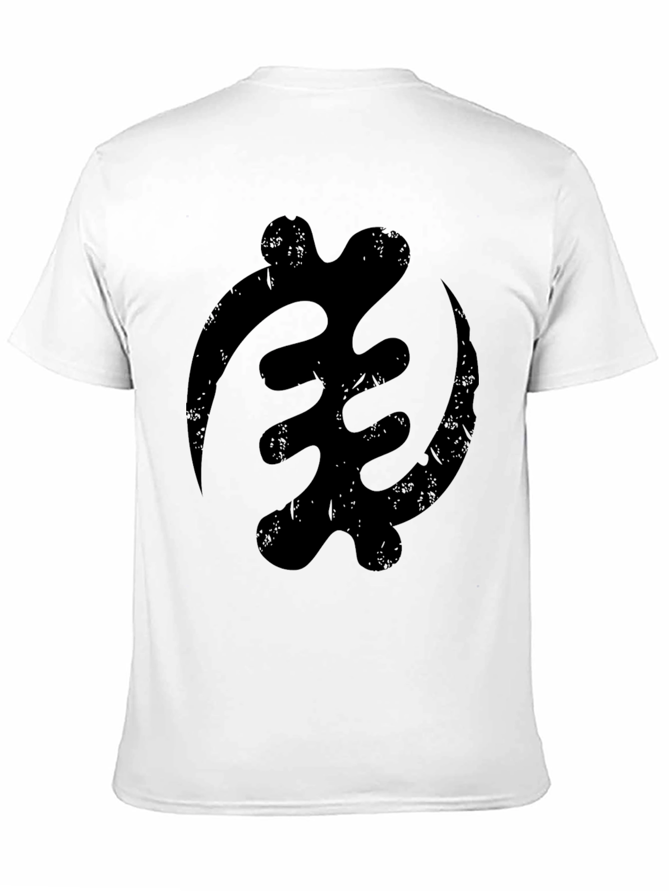 Black Adinkra Symbol Graphic T-Shirt