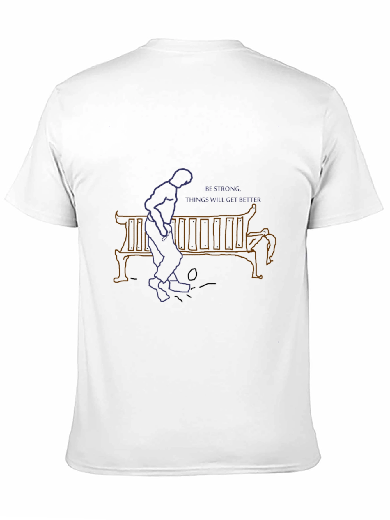 Be Strong T-Shirt - Inspiring Graphic Tee