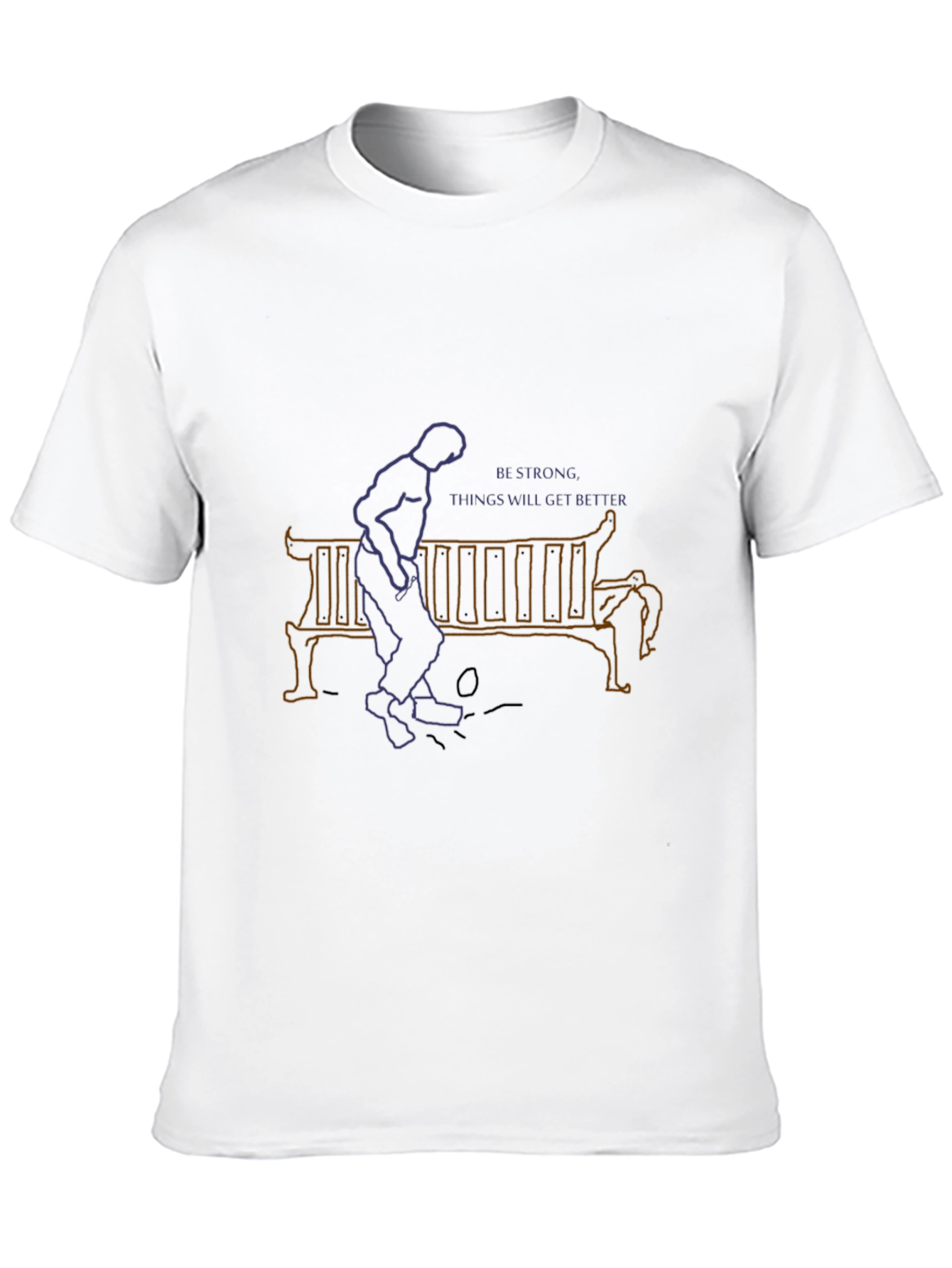Be Strong T-Shirt - Inspiring Graphic Tee