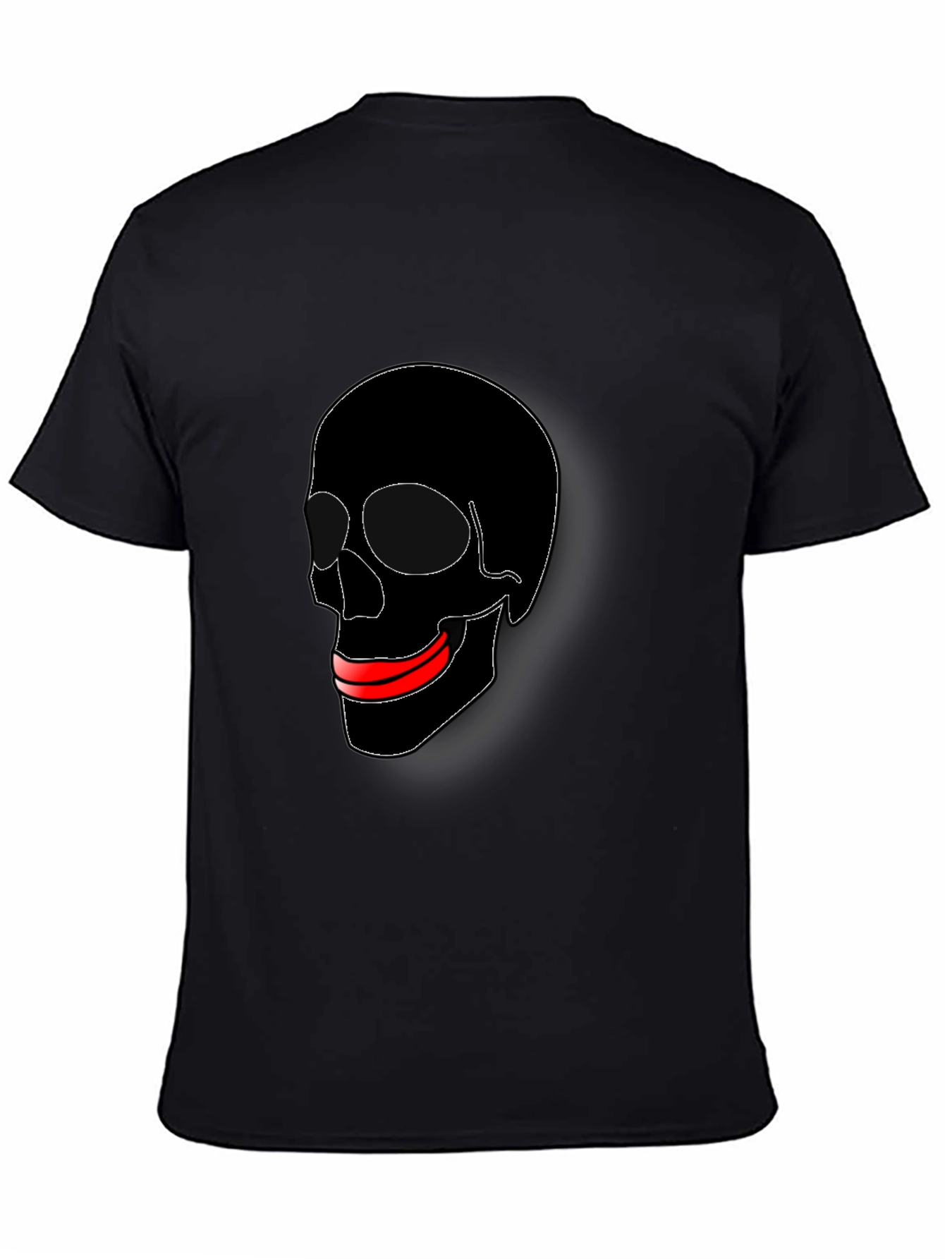 Skull Graphic Tee - Black Casual T-Shirt