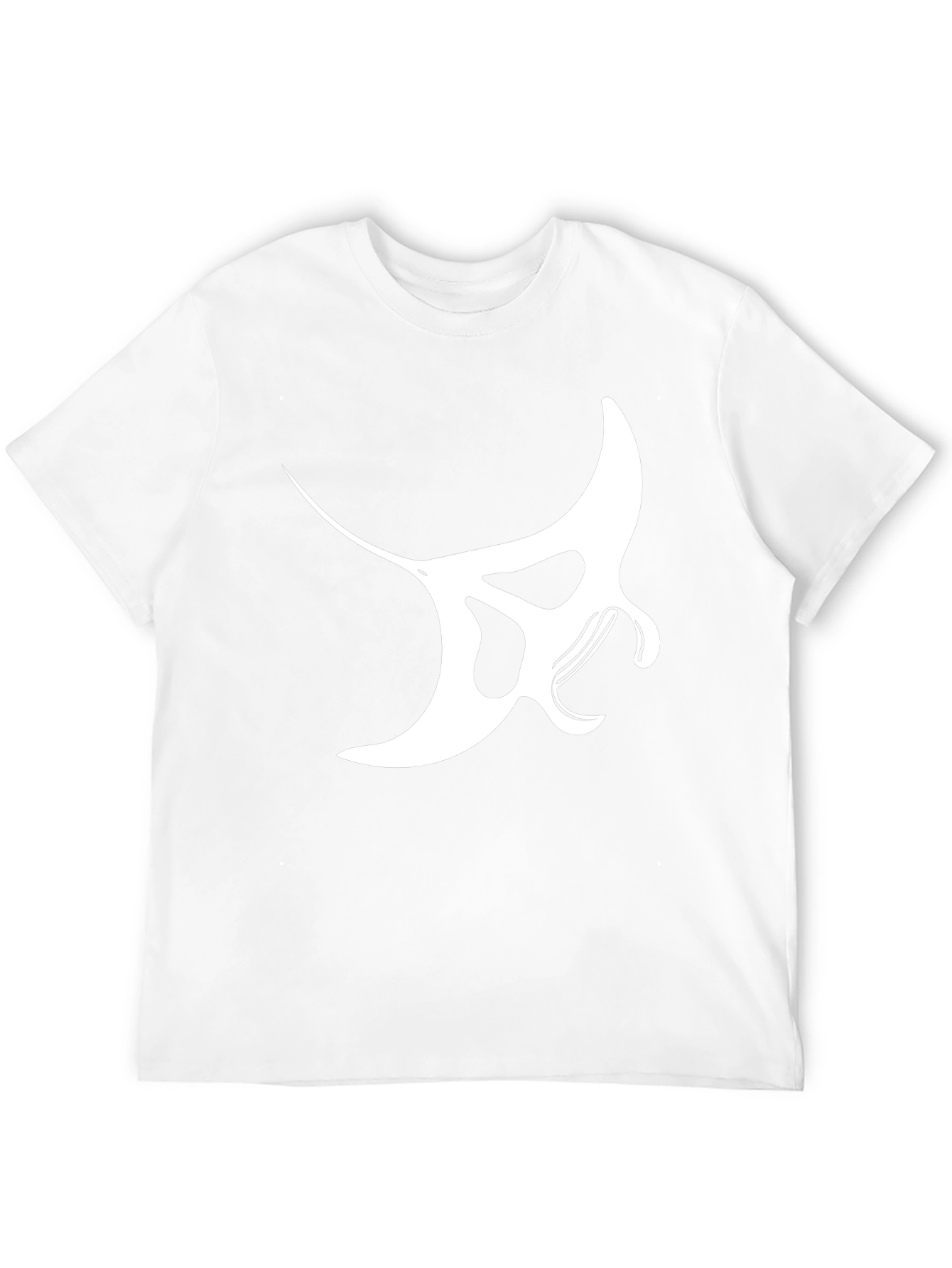 Manta Ray Graphic Tee - Stylish Black T-Shirt