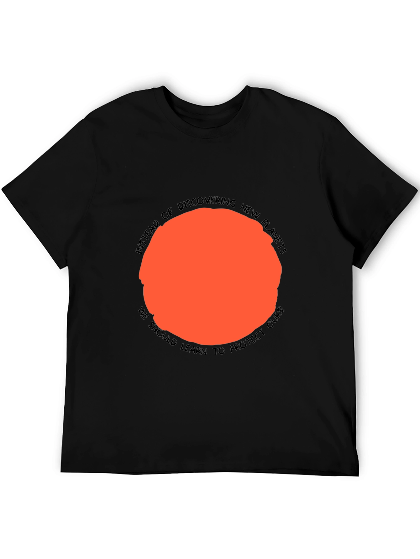 Protect Our Planet Graphic Tee - Black