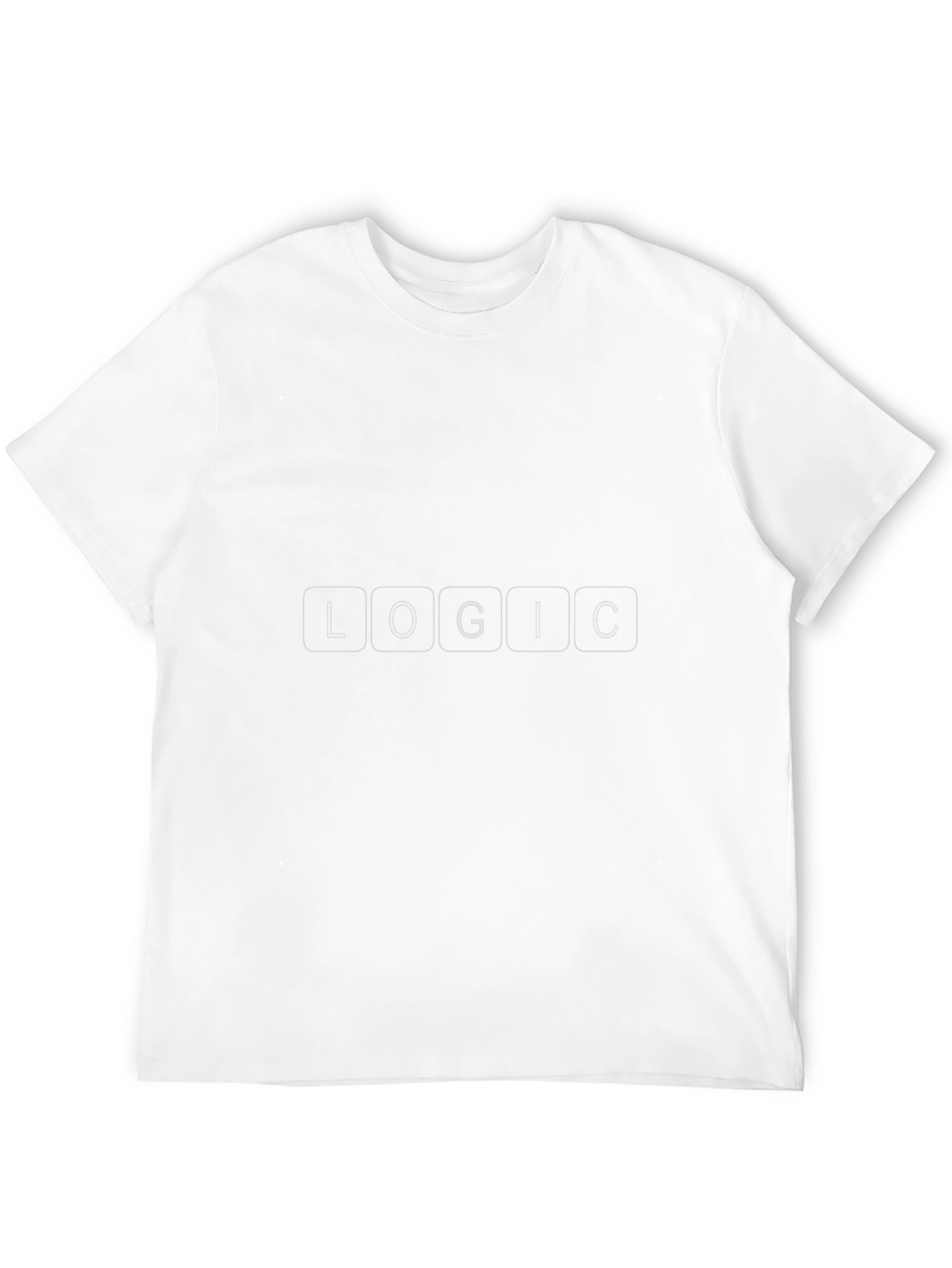 Logic Tile Letter Black T-Shirt