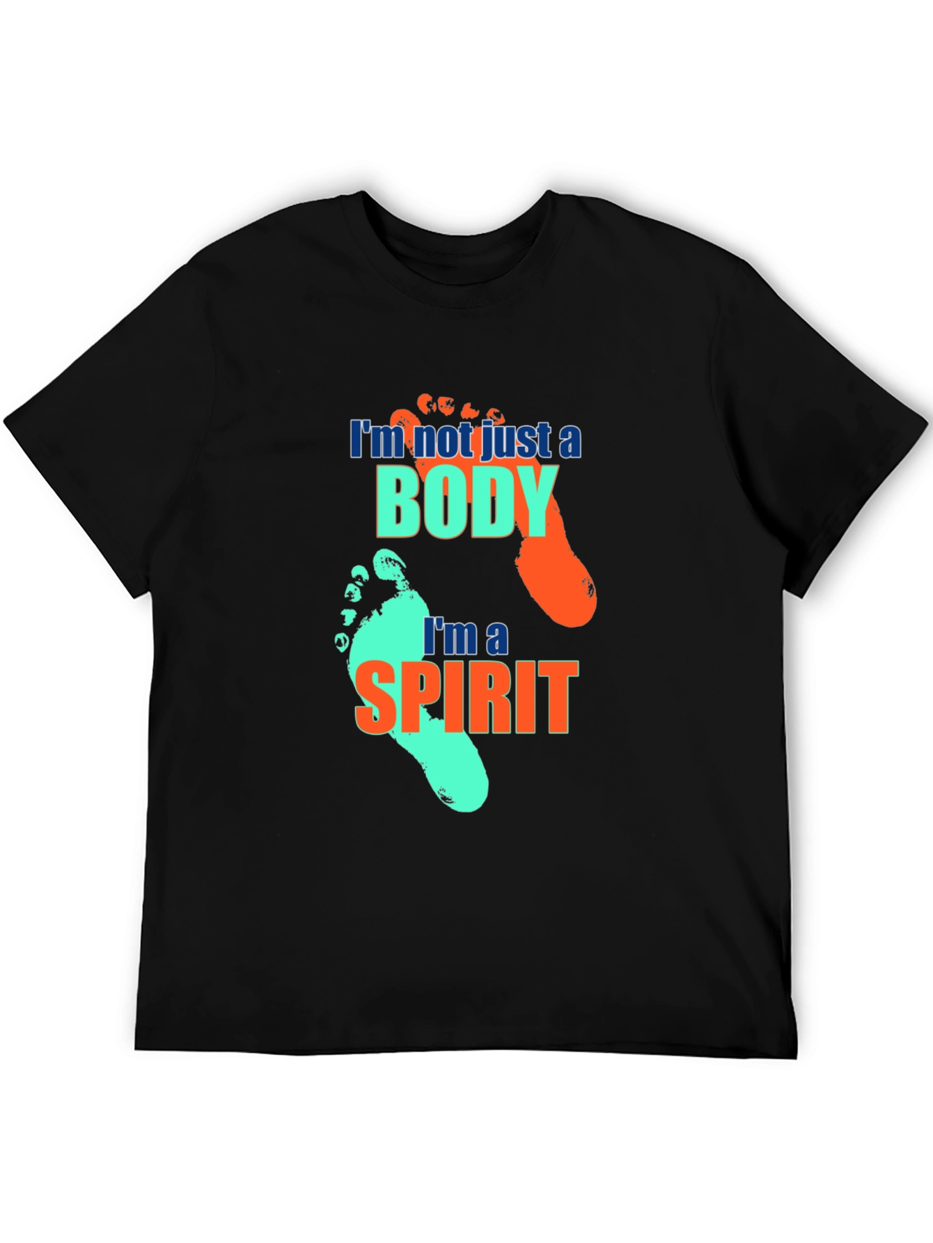Im Not Just A Body Black T-Shirt