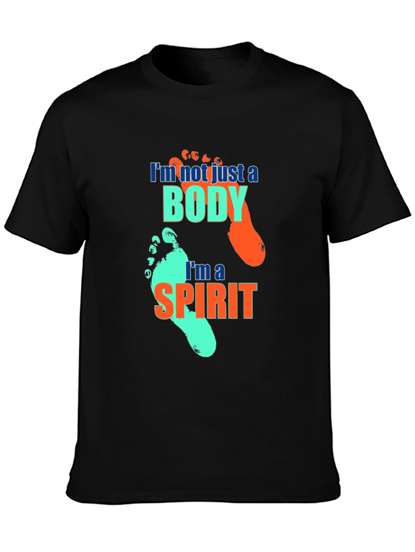 Im Not Just A Body Black T-Shirt