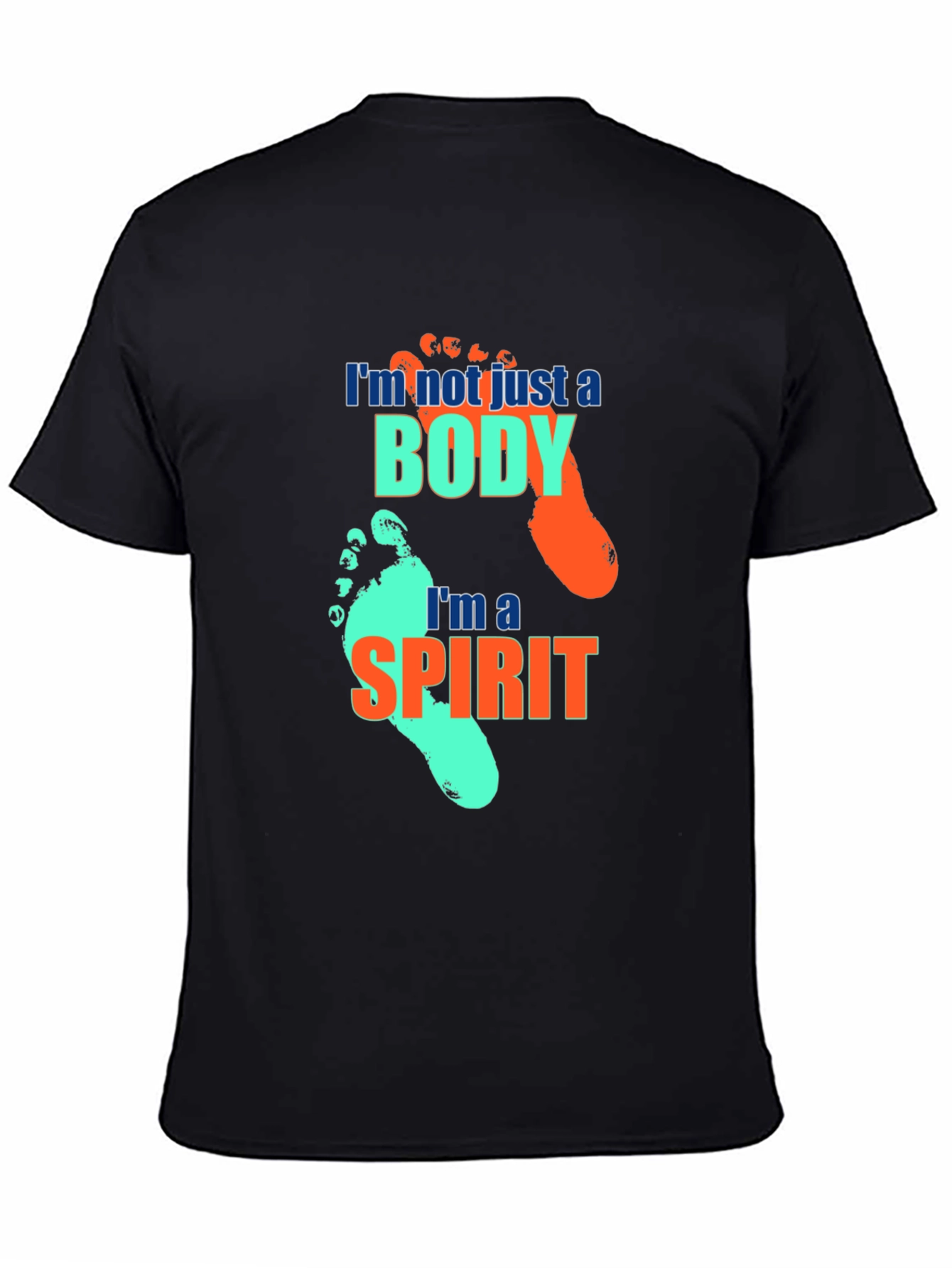 Im Not Just A Body Black T-Shirt