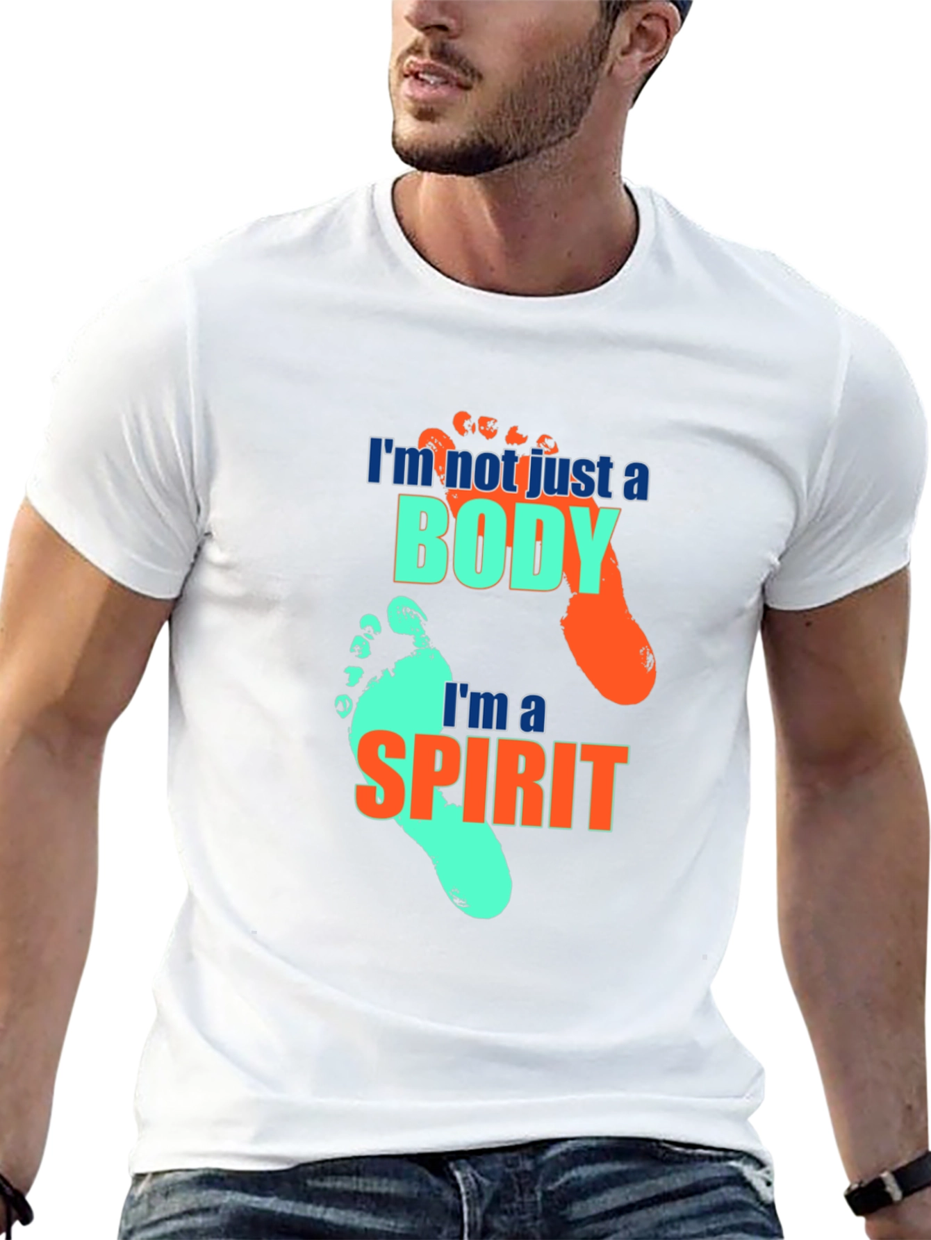 Im Not Just A Body Black T-Shirt