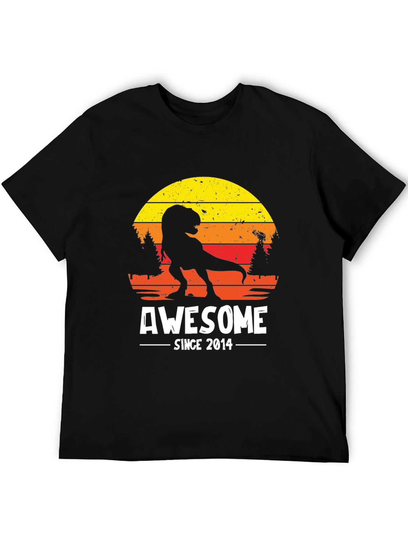 Awesome Since 2014 Dinosaur T-Shirt
