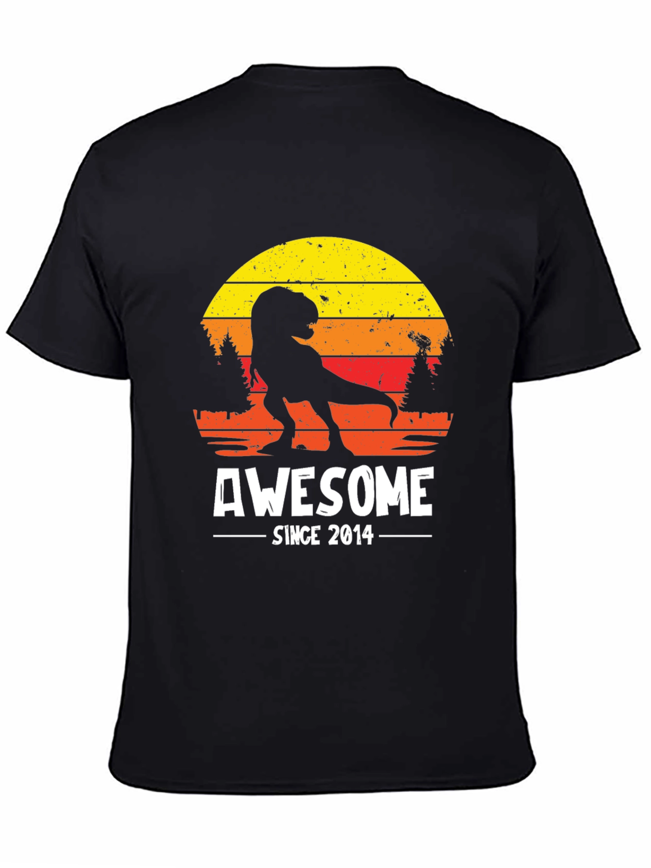 Awesome Since 2014 Dinosaur T-Shirt