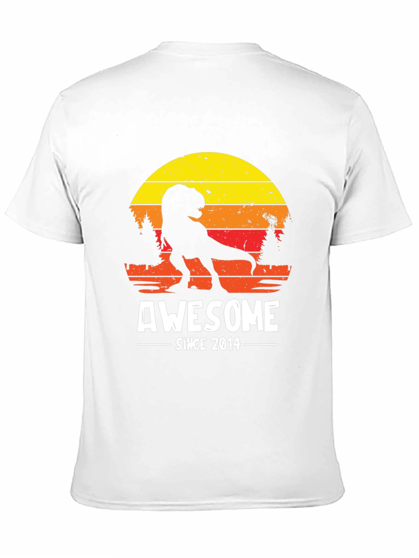 Awesome Since 2014 Dinosaur T-Shirt