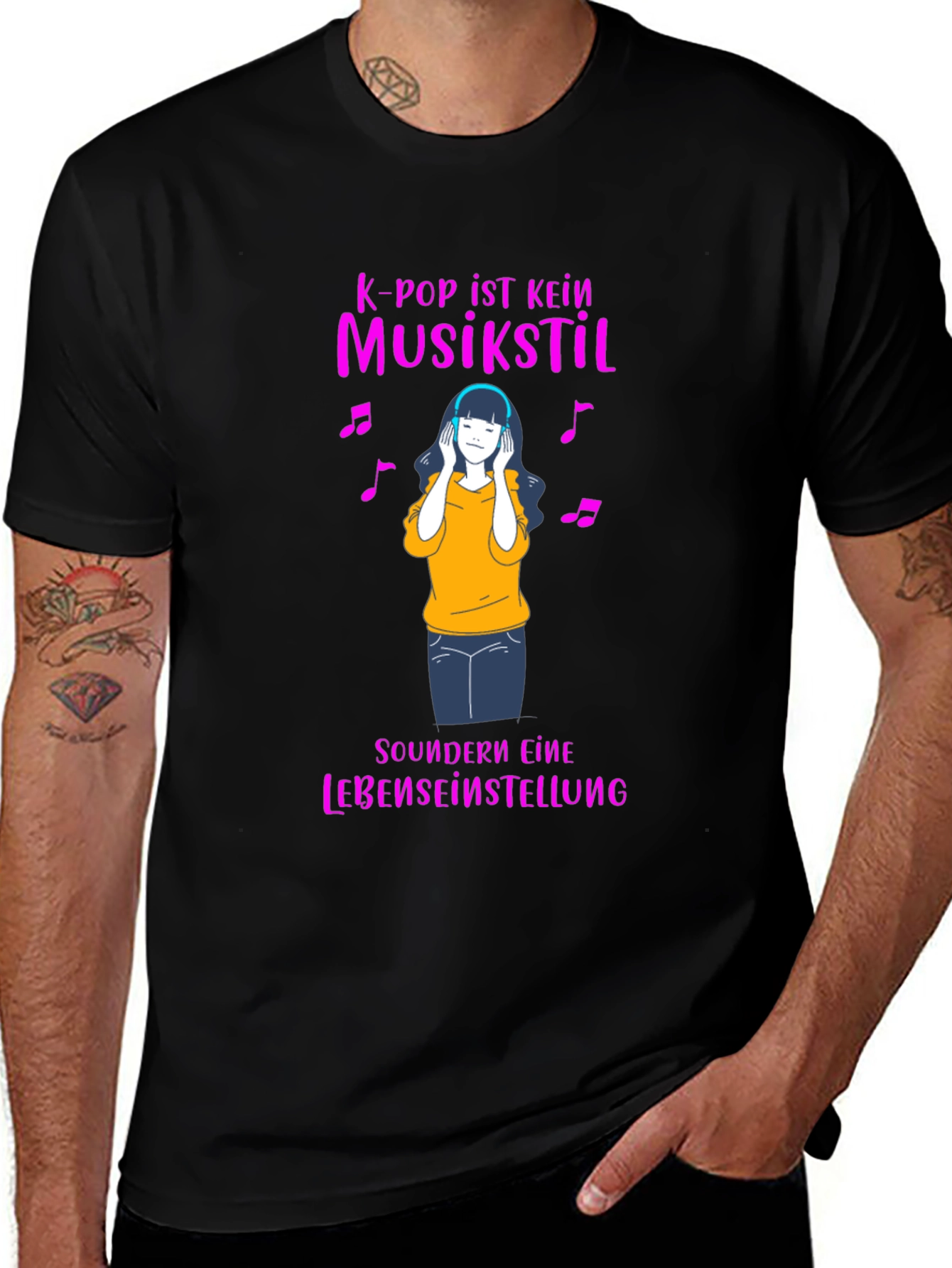K-Pop Lifestyle T-Shirt - Music Fan Tee