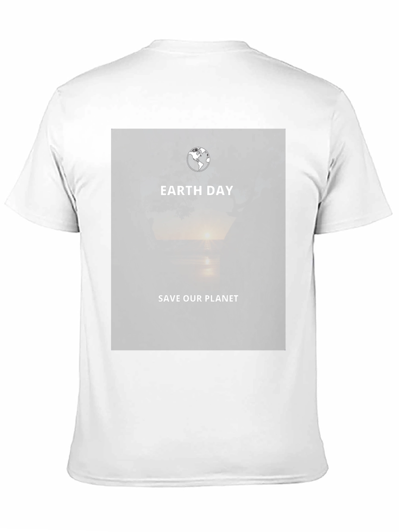 Earth Day Save Our Planet Black T-Shirt