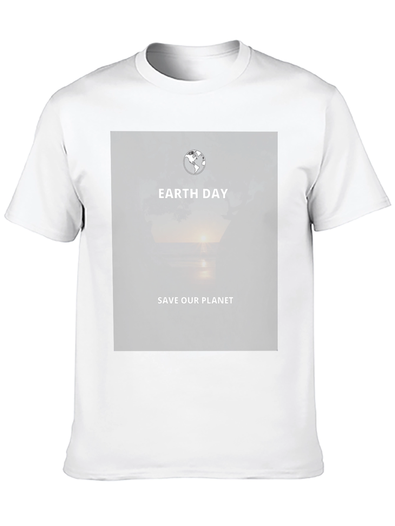 Earth Day Save Our Planet Black T-Shirt