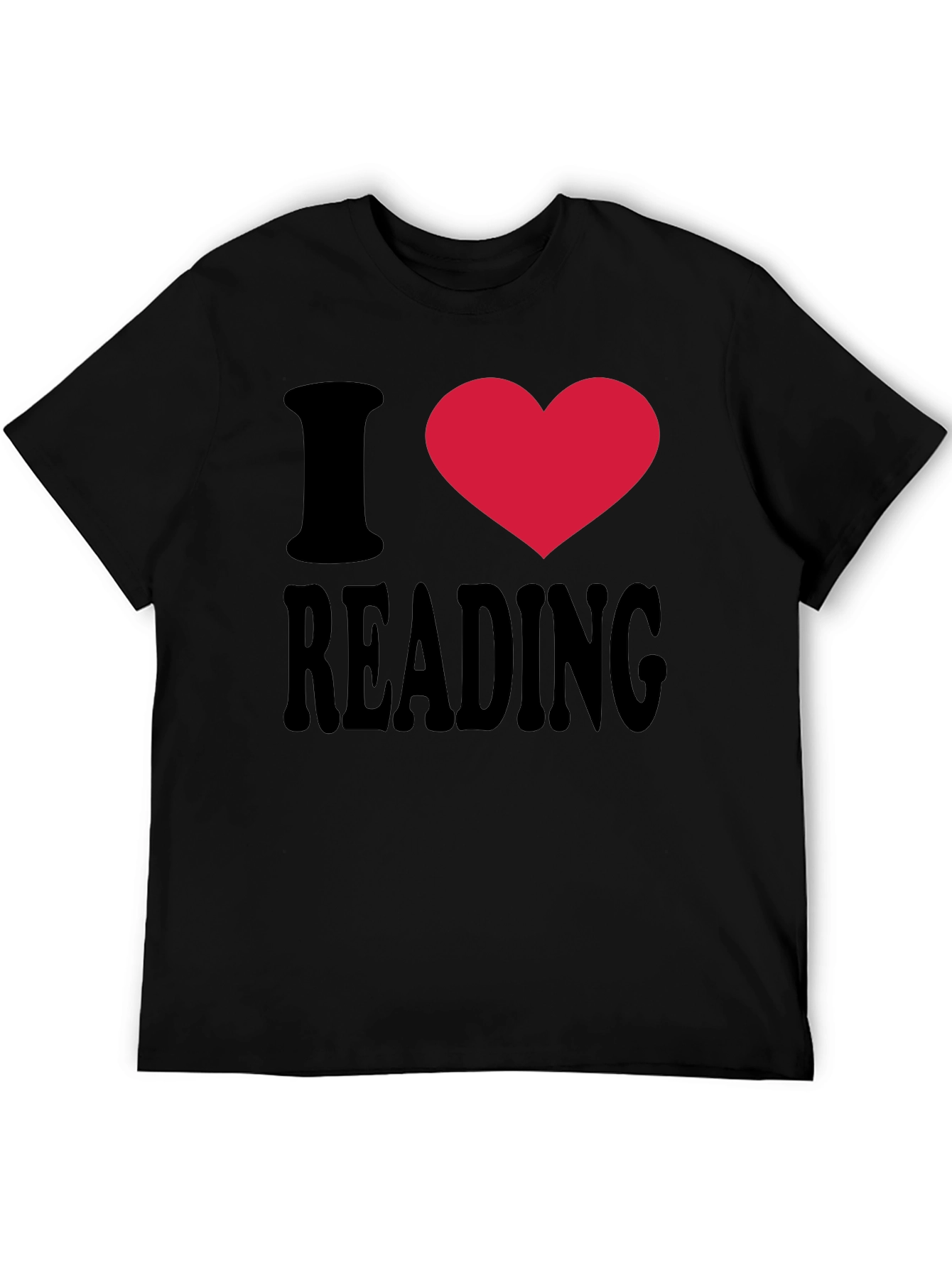 I Heart Reading Black T-Shirt