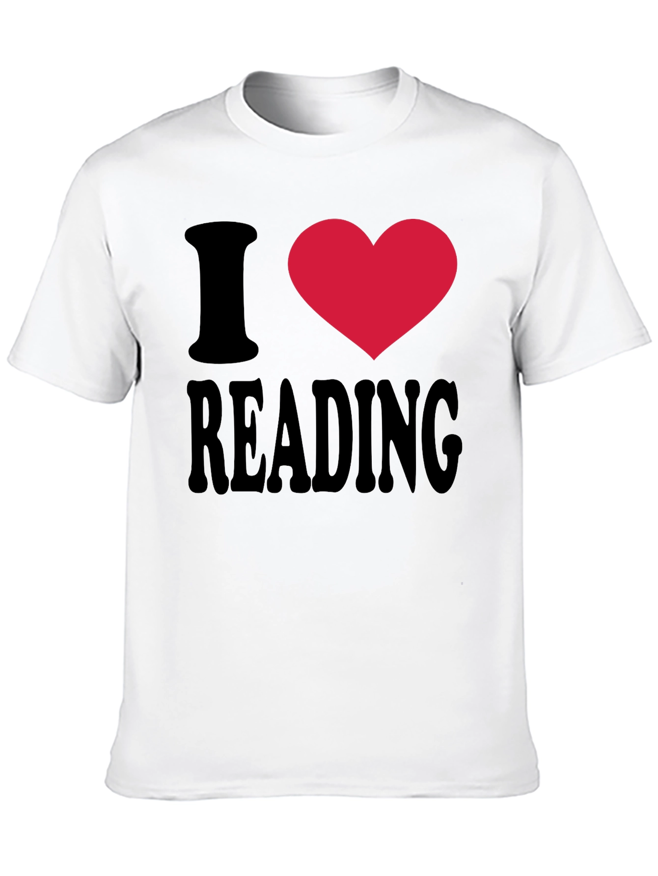 I Heart Reading Black T-Shirt
