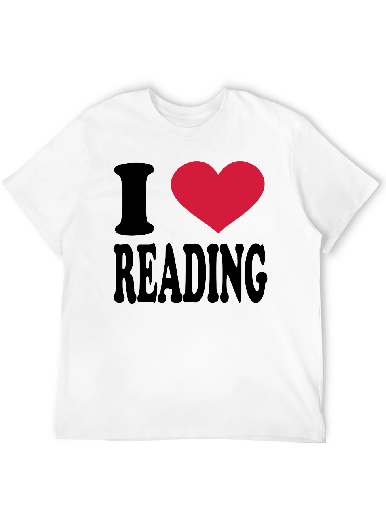 I Heart Reading Black T-Shirt