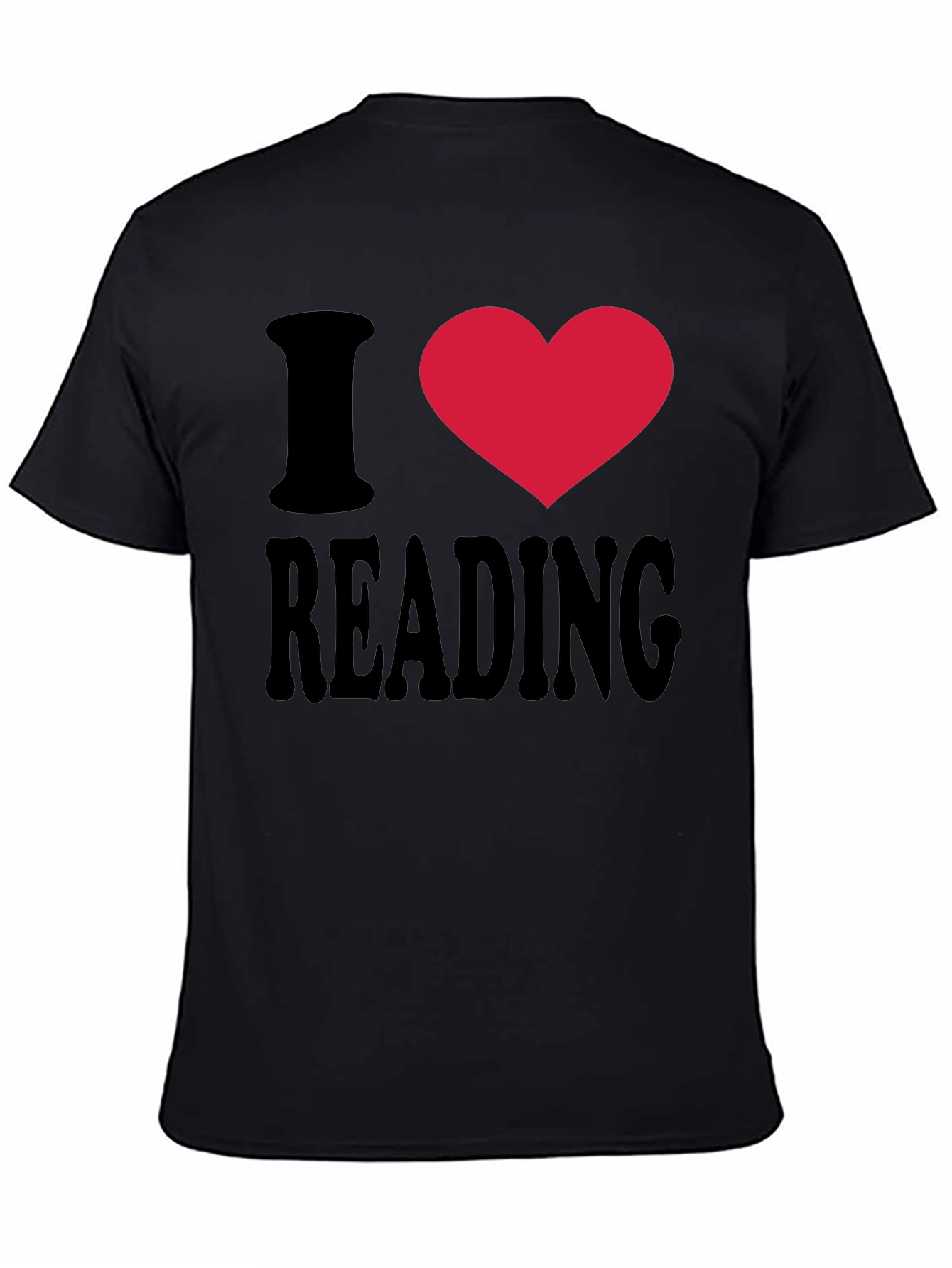 I Heart Reading Black T-Shirt