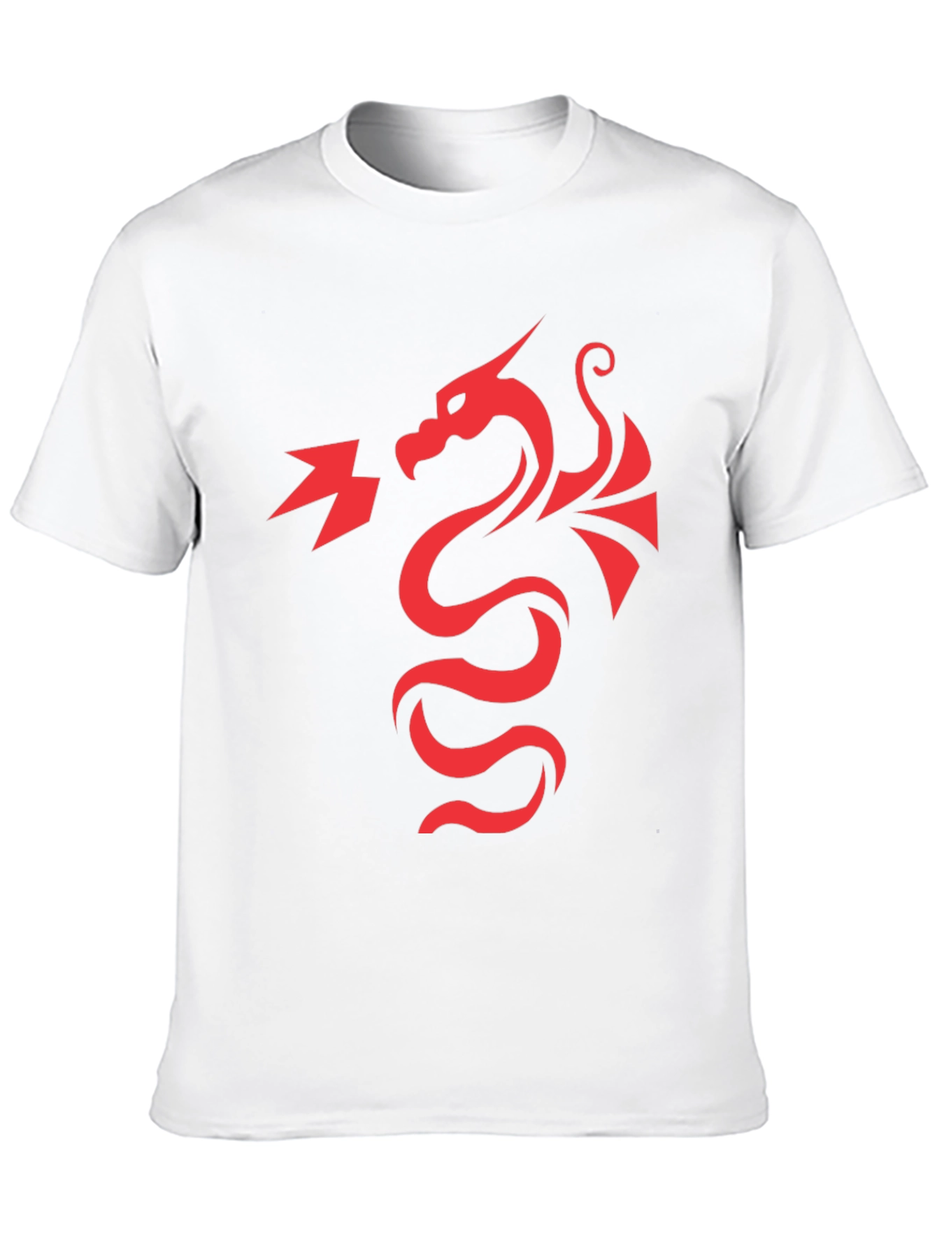 Red Dragon Graphic Tee - Black