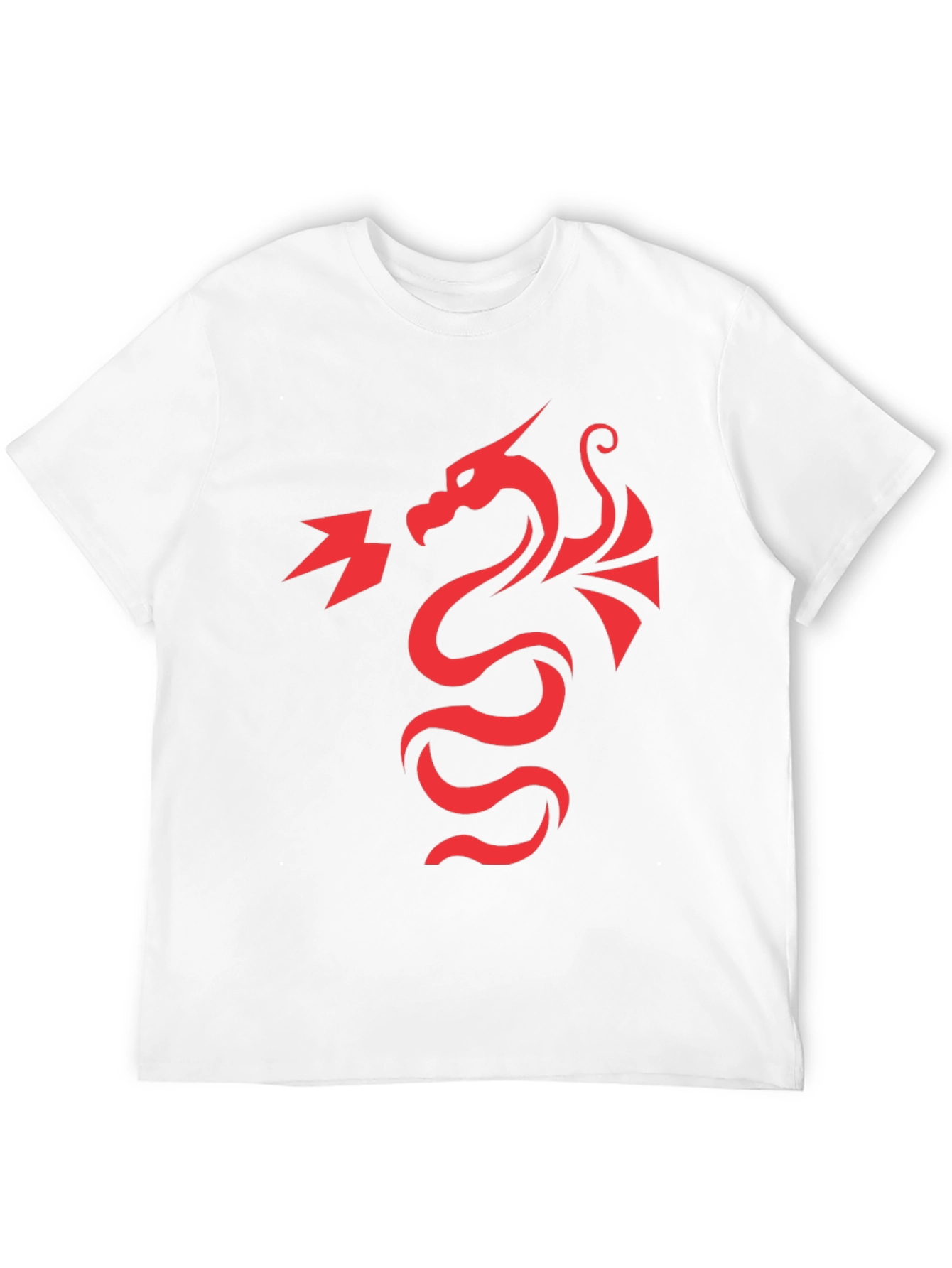 Red Dragon Graphic Tee - Black
