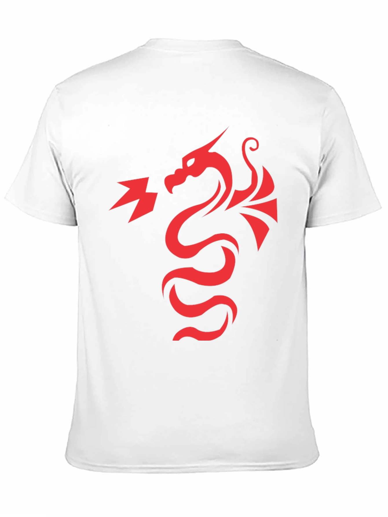 Red Dragon Graphic Tee - Black