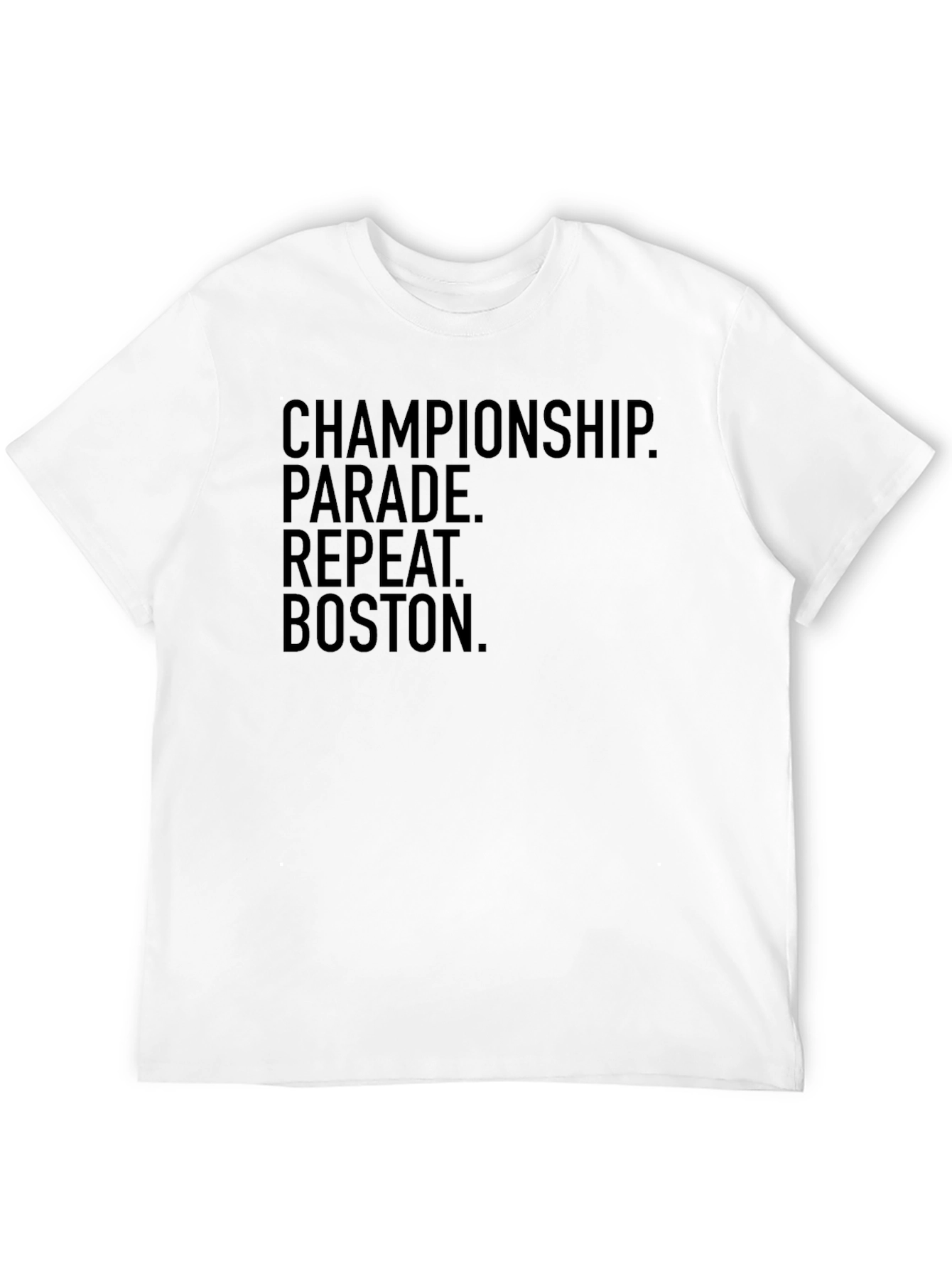 Championship Parade Boston Black T-Shirt
