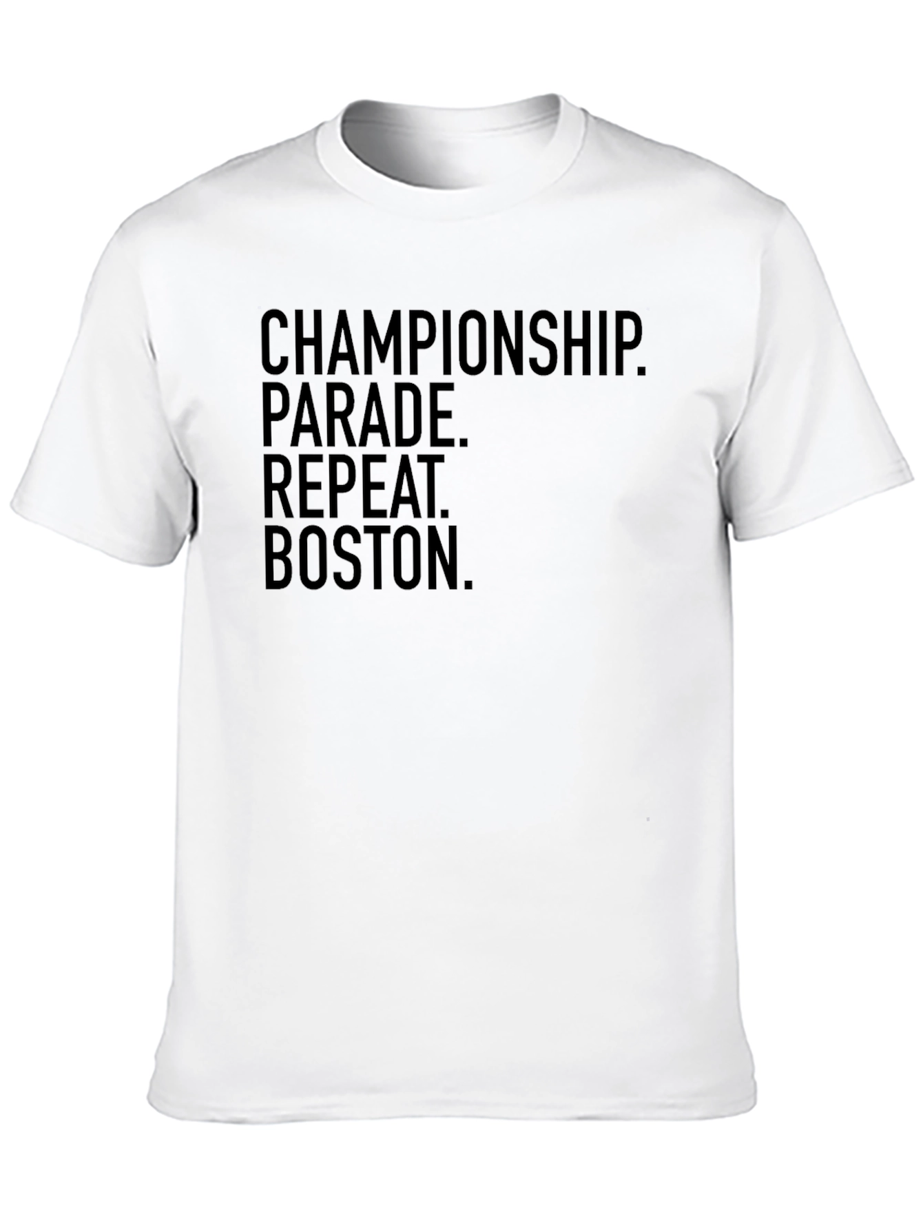 Championship Parade Boston Black T-Shirt