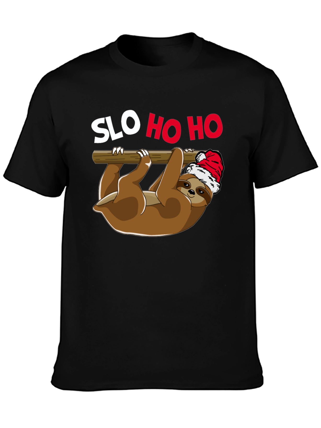 SLO HO HO Sloth Christmas T-Shirt