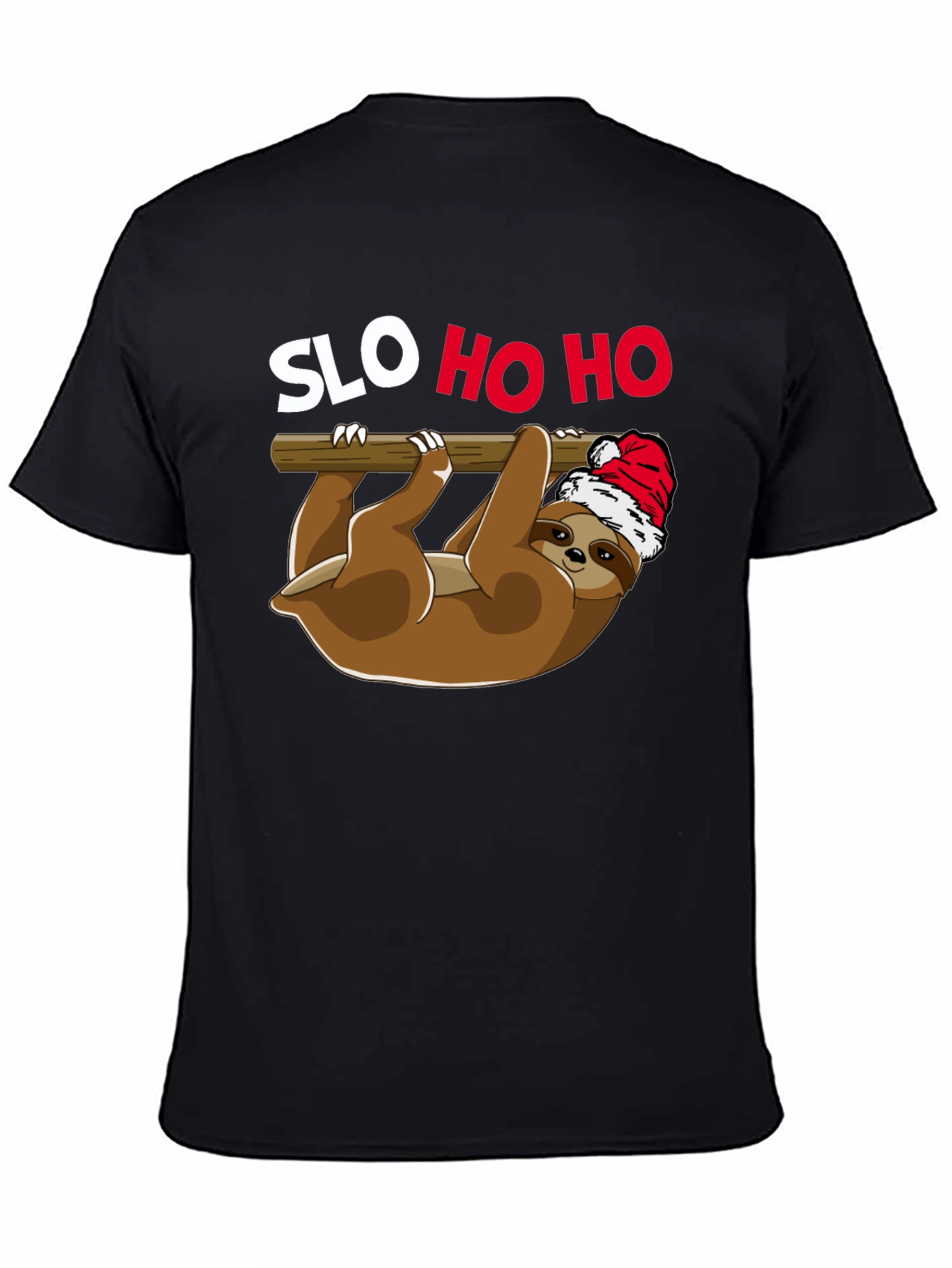 SLO HO HO Sloth Christmas T-Shirt