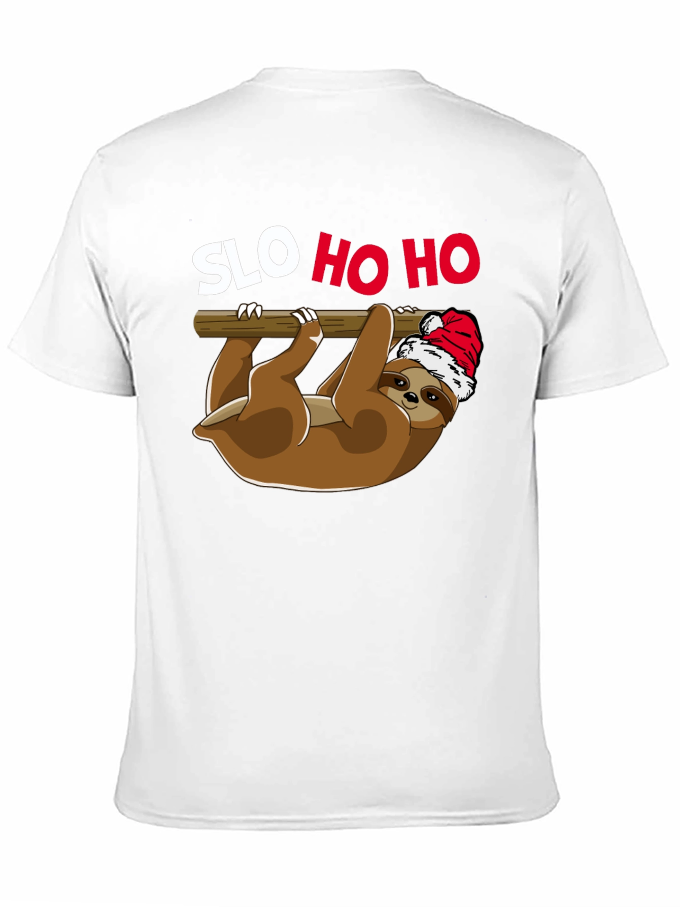 SLO HO HO Sloth Christmas T-Shirt