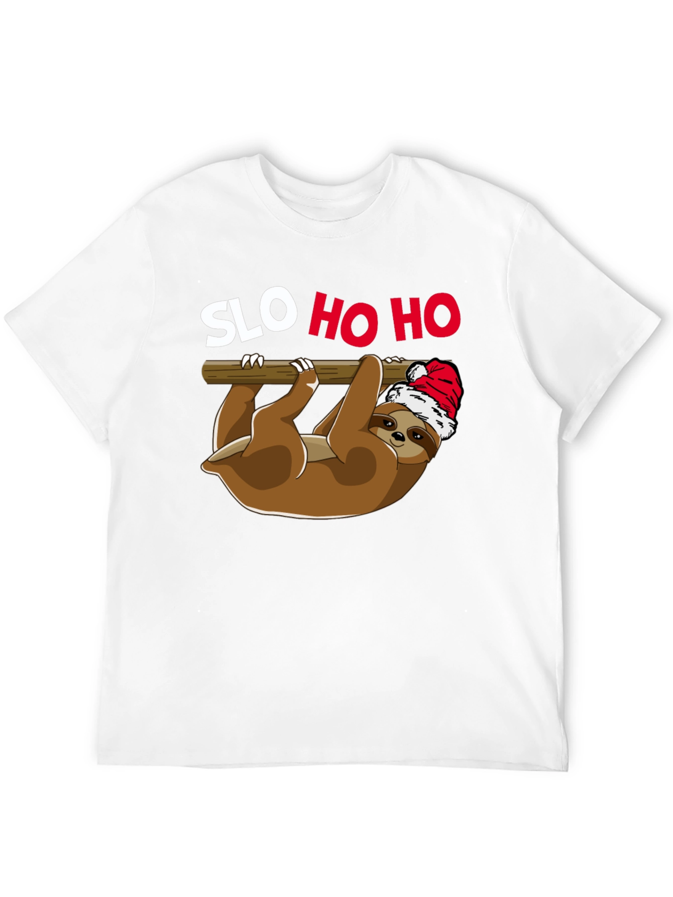 SLO HO HO Sloth Christmas T-Shirt