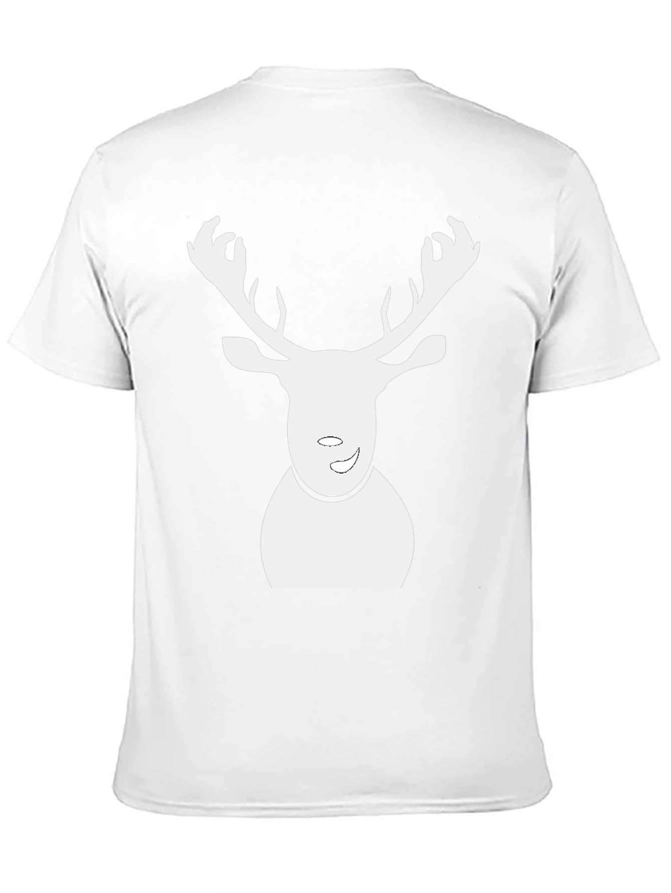 Reindeer Graphic Black T-Shirt