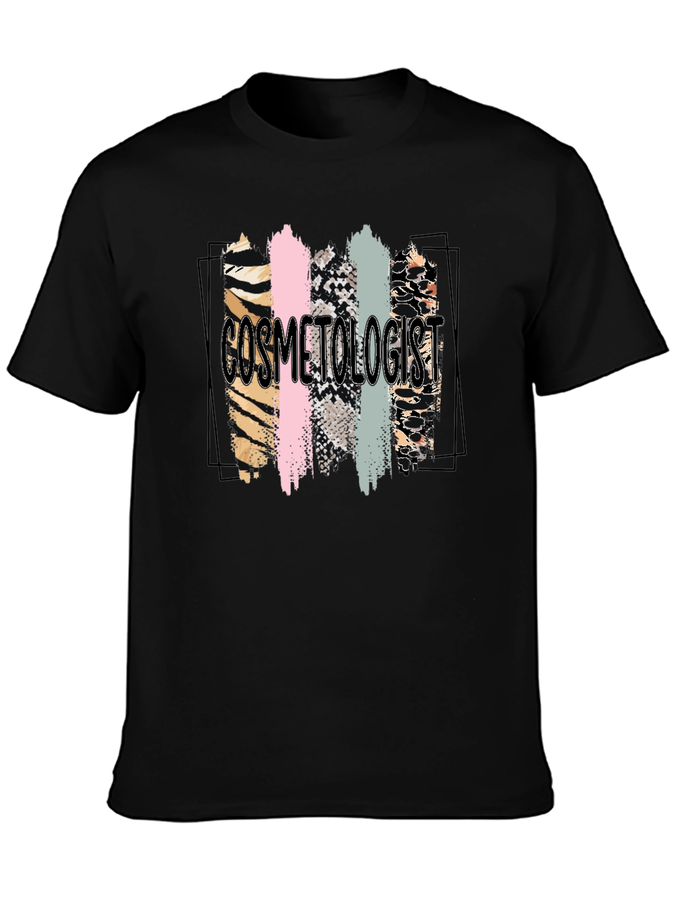 Cosmetologist Animal Print T-Shirt
