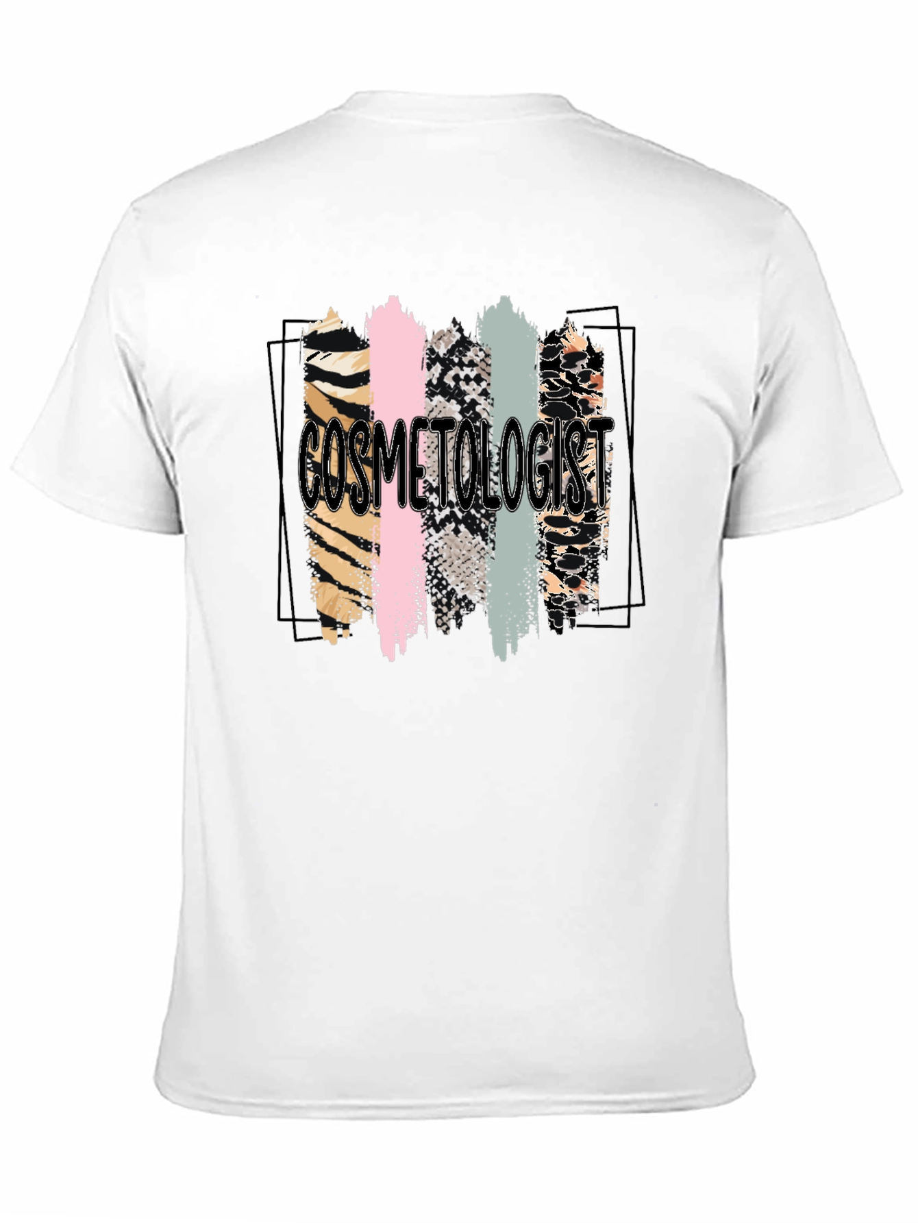 Cosmetologist Animal Print T-Shirt